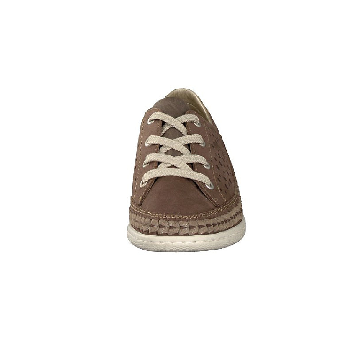 Rieker women's lace-up shoe brown