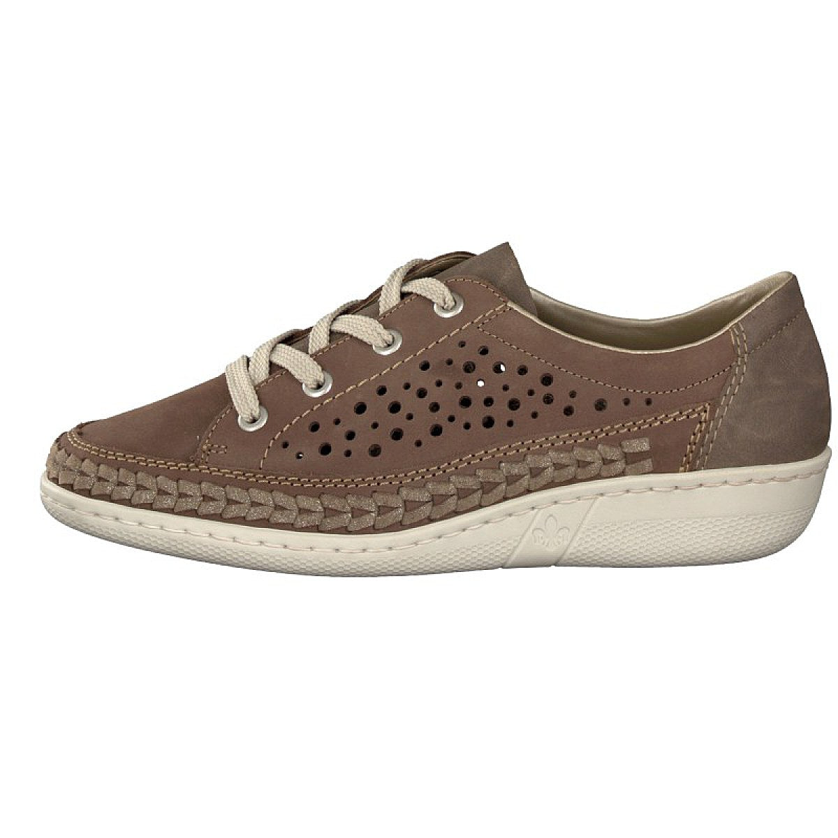 Rieker women's lace-up shoe brown