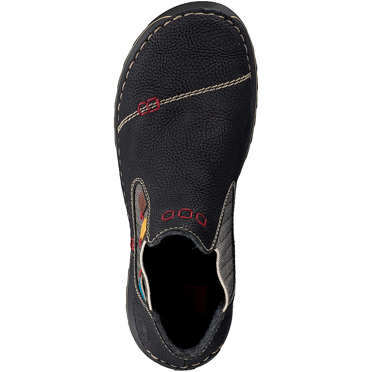 Rieker Damen Boot schwarz