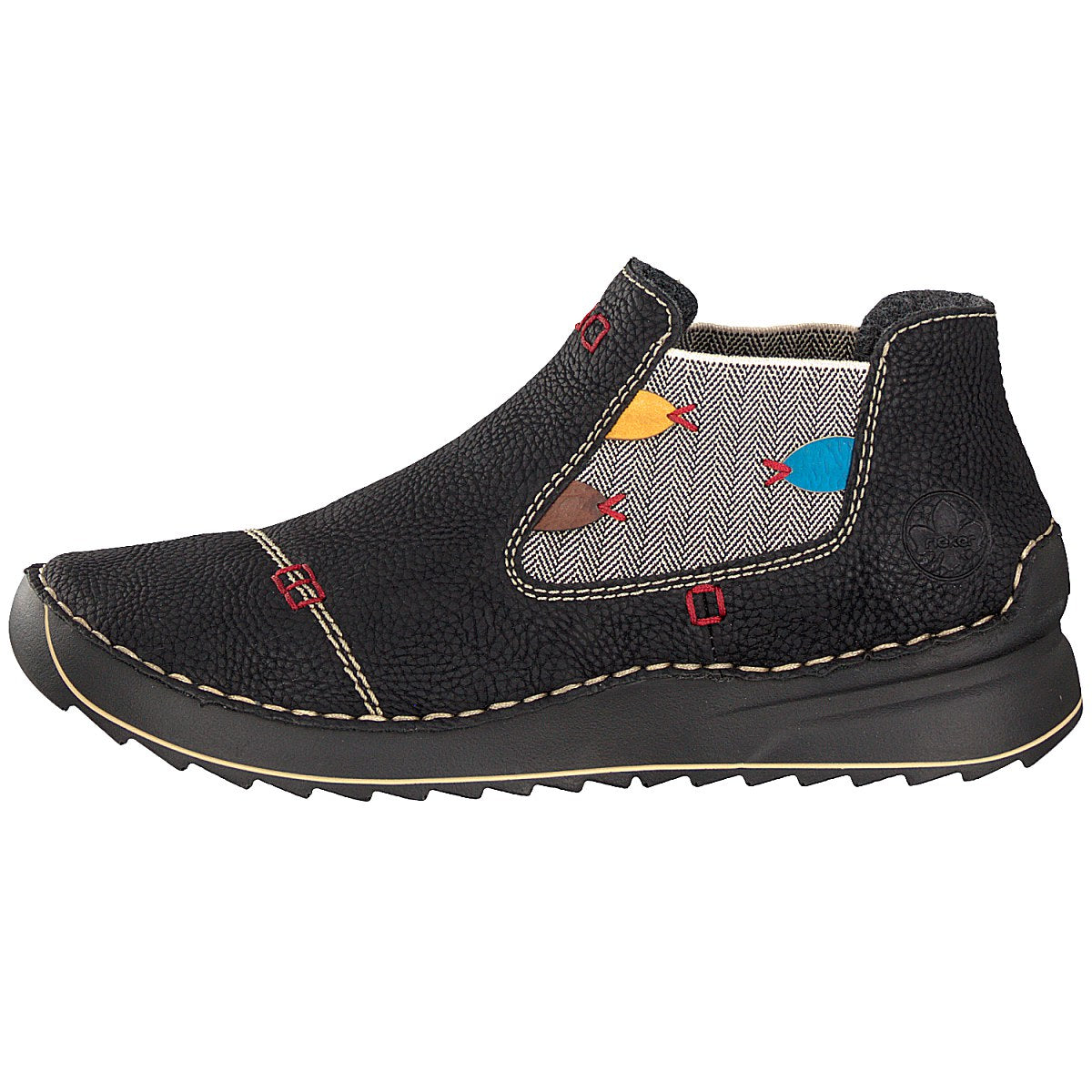 Rieker Damen Boot schwarz