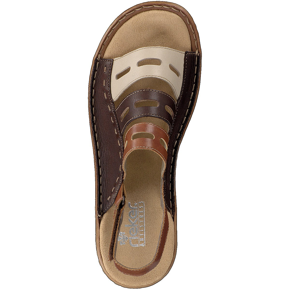Rieker women's sandals brown