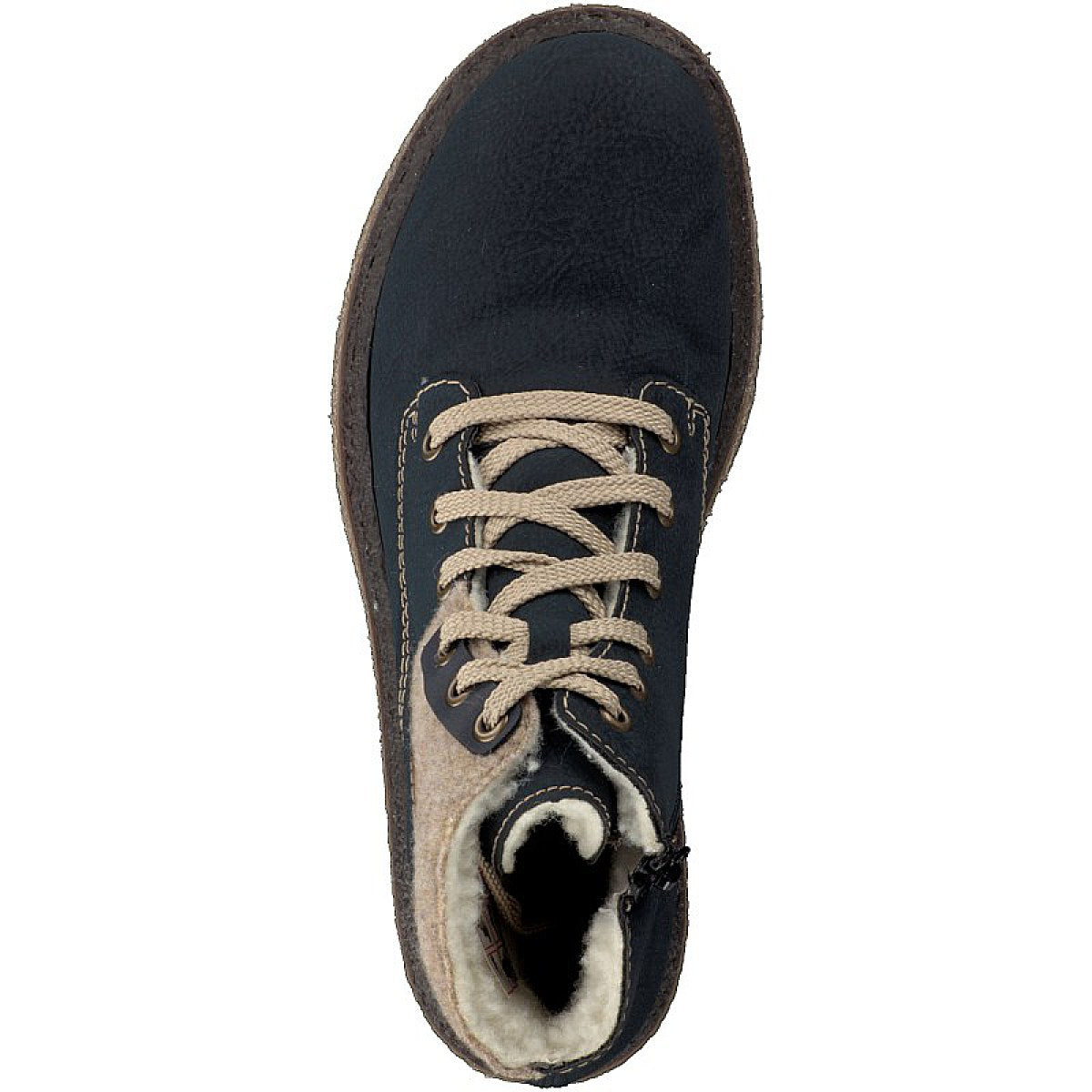 Rieker Damen Schnürboot blau