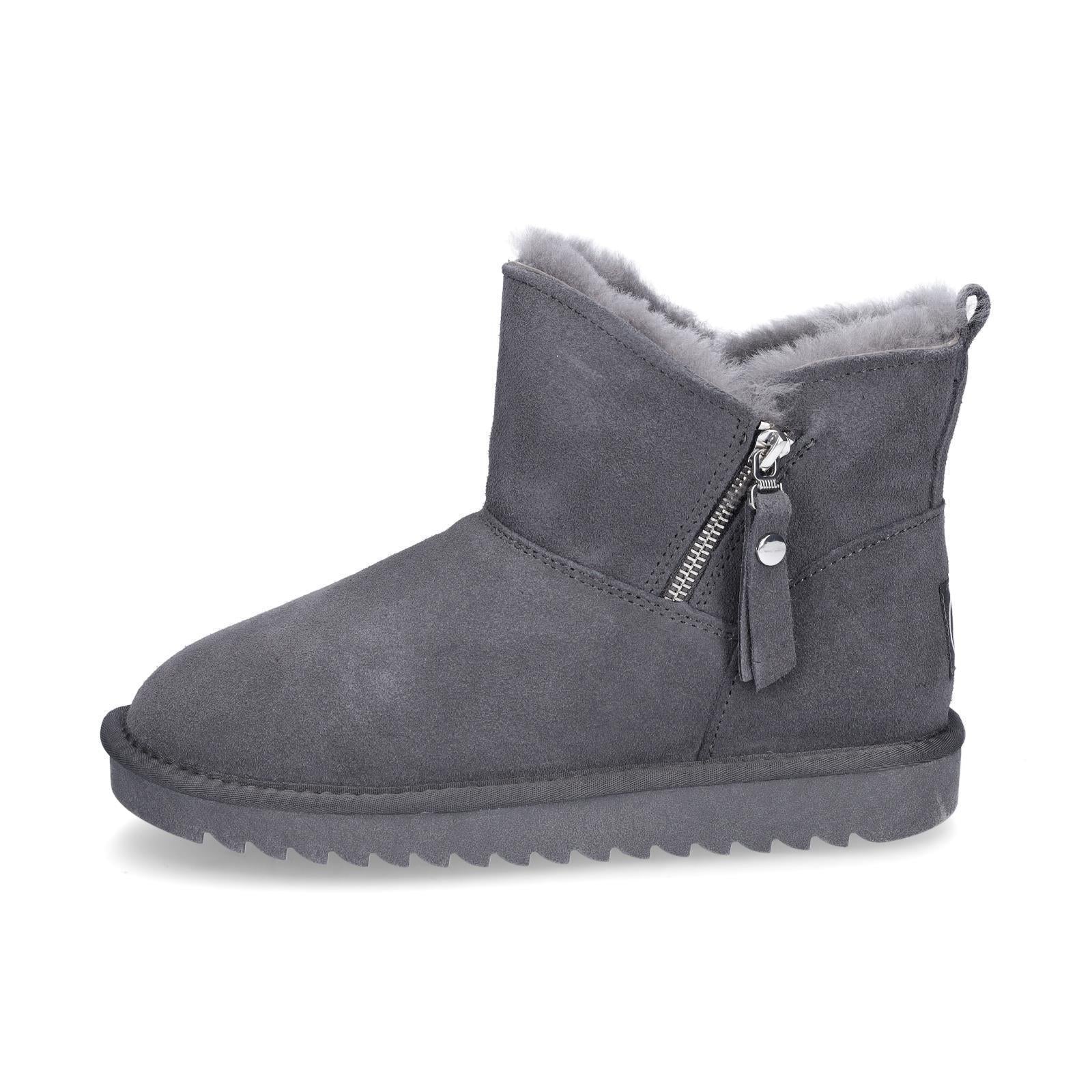 Ara Damen Leder Boot grau