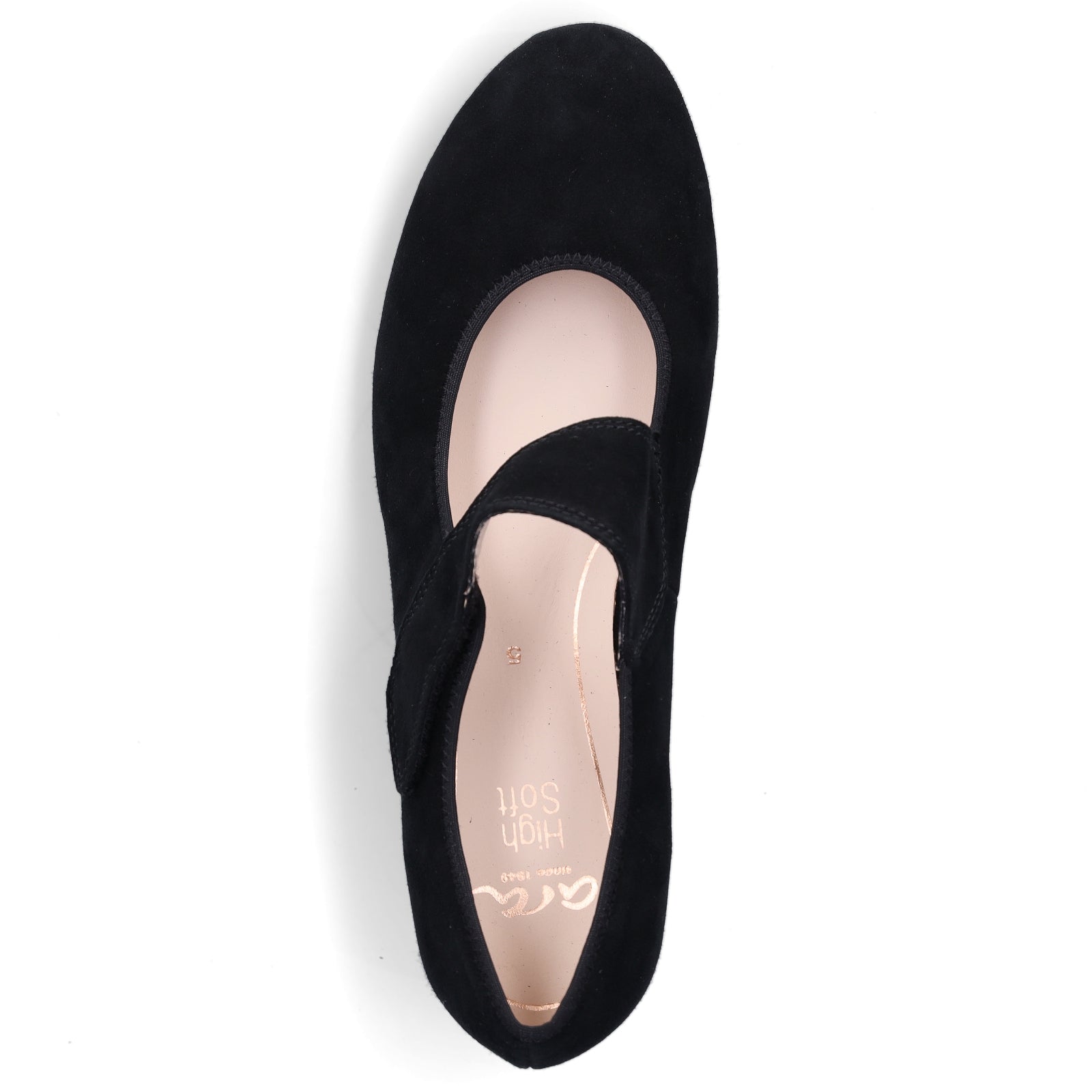 Ara women's leather treadmill black velvet