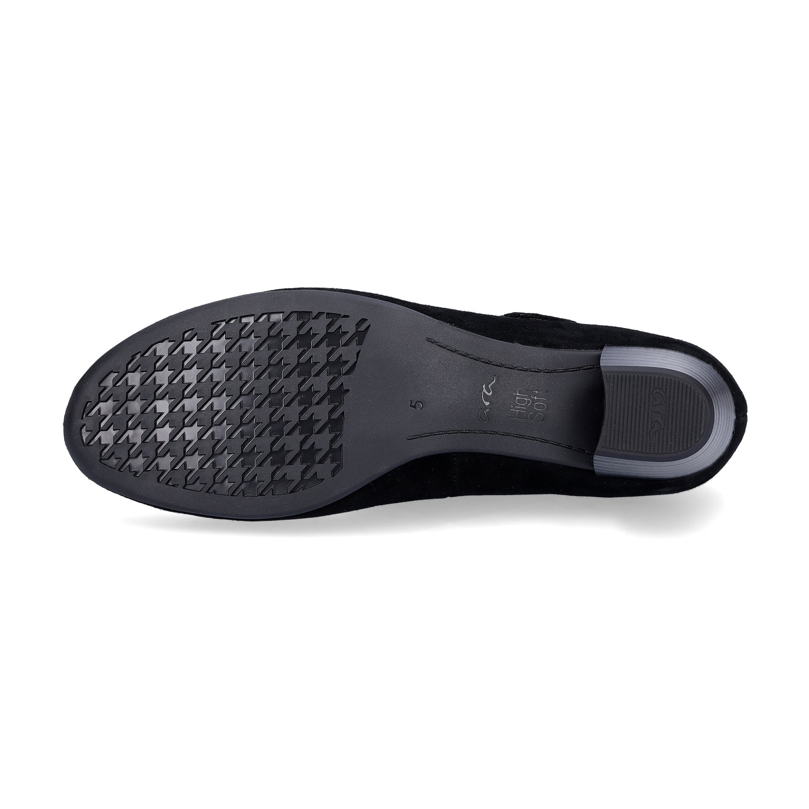 Ara women's leather treadmill black velvet