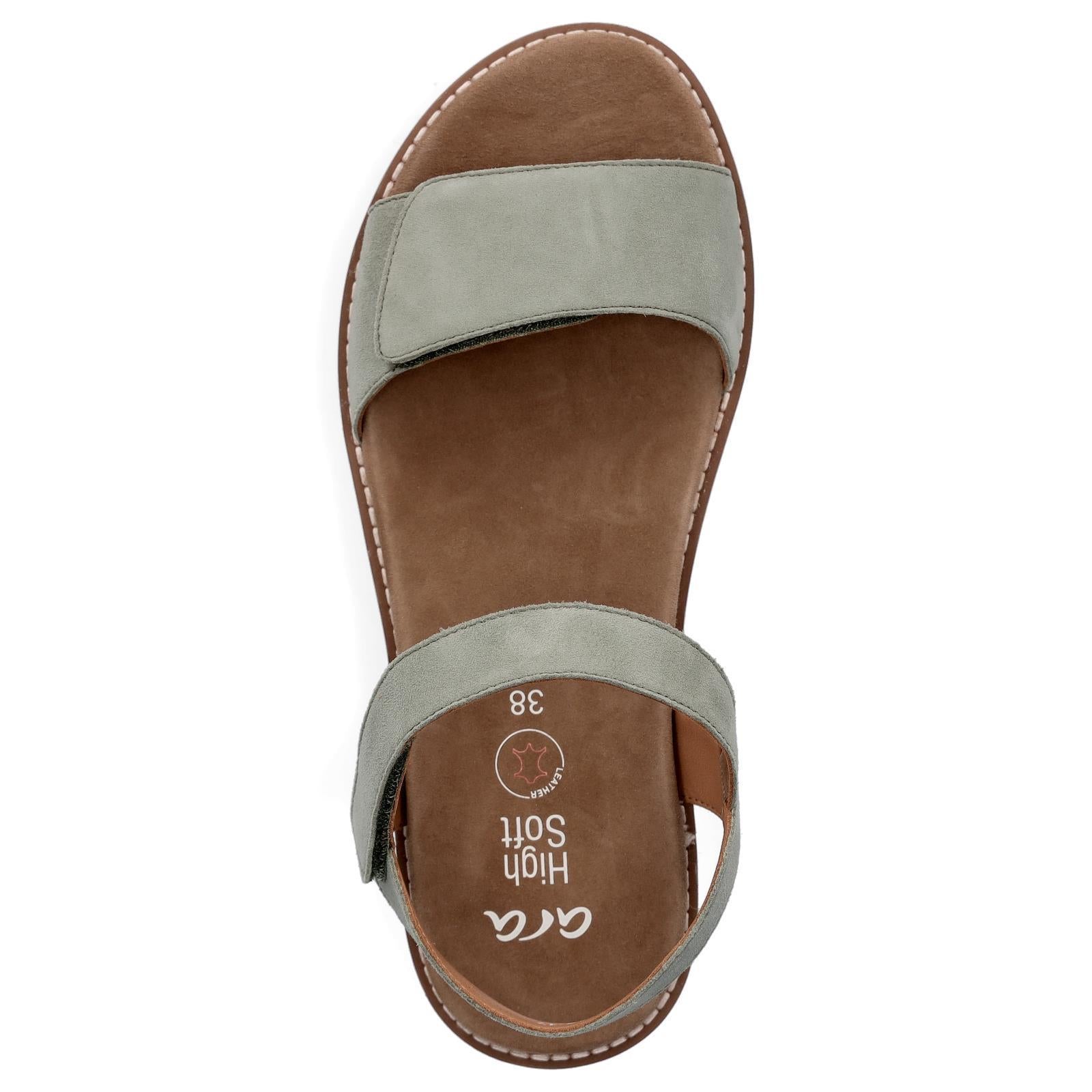 Ara women's sandals green