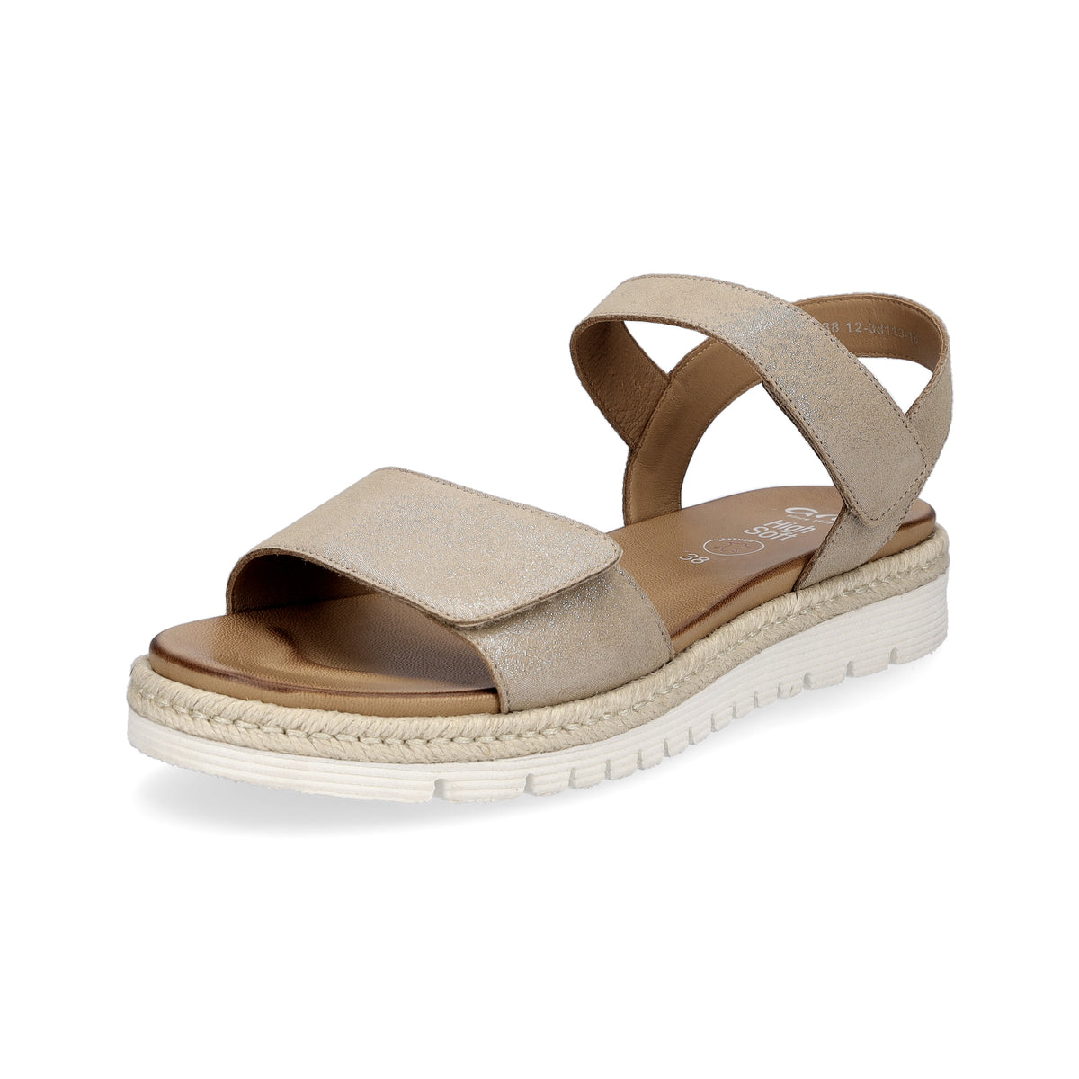 Ara women sandal sand glitter