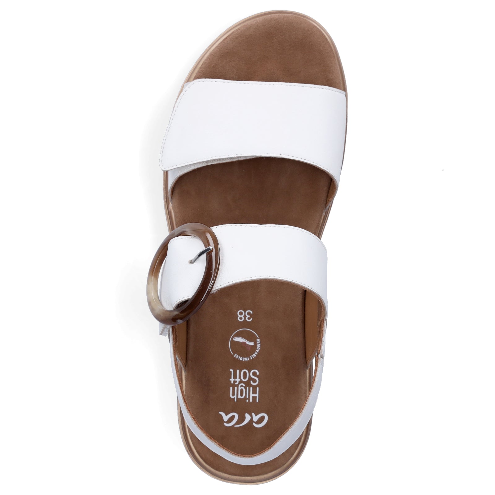 Ara women's sandals white
