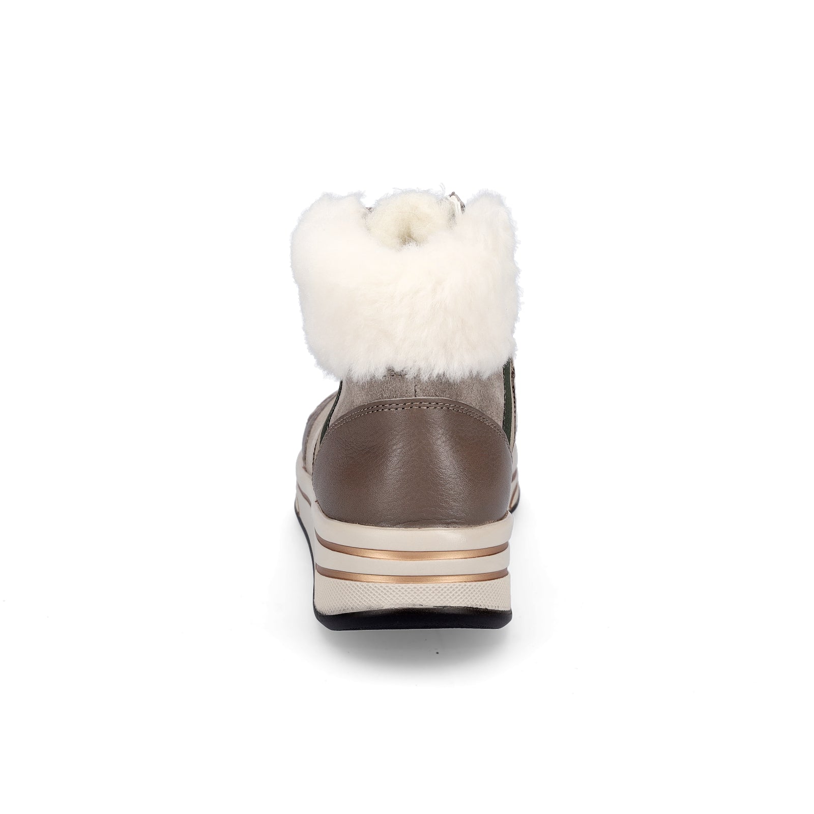 Ara Damen High-Top Sneaker grau beige