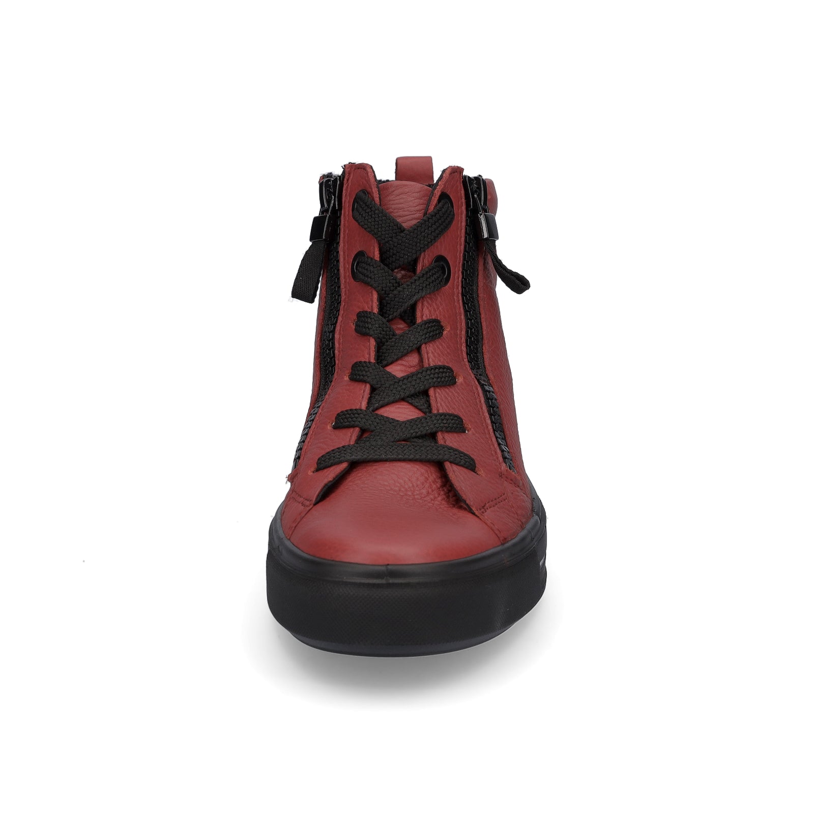 Ara Damen High Leder Sneaker rot