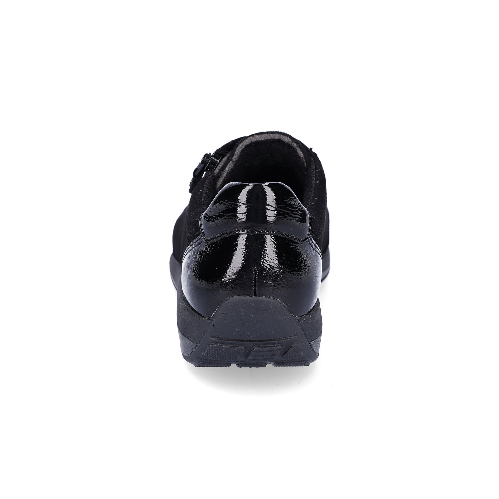 Ara women's leather lace-up shoe black patent