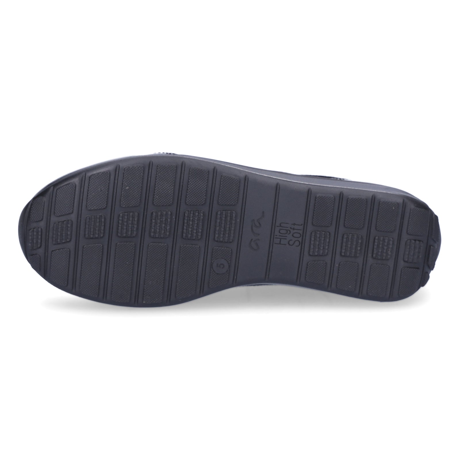 Ara women's leather lace-up shoe black patent