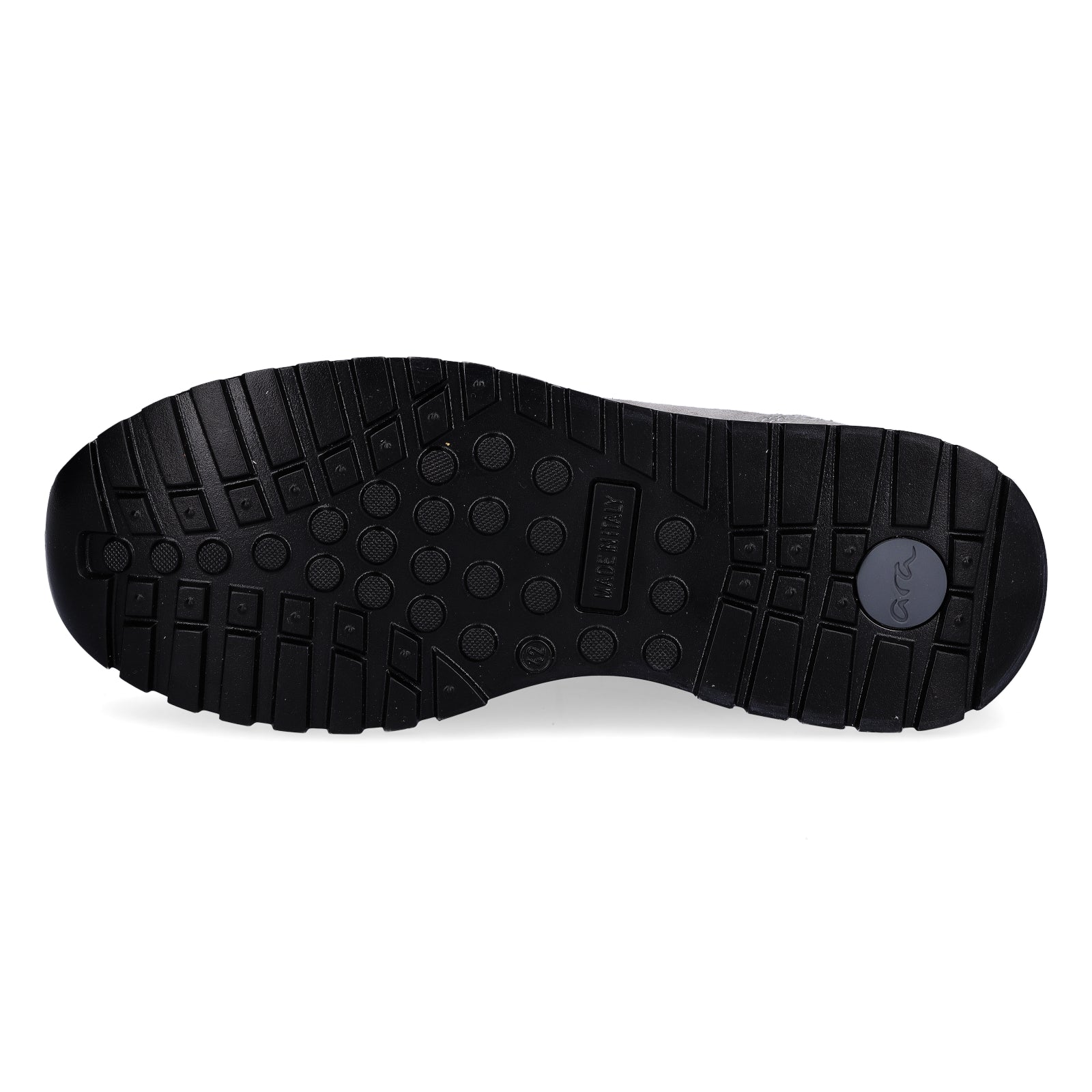 Ara Herren Leder Sneaker grau