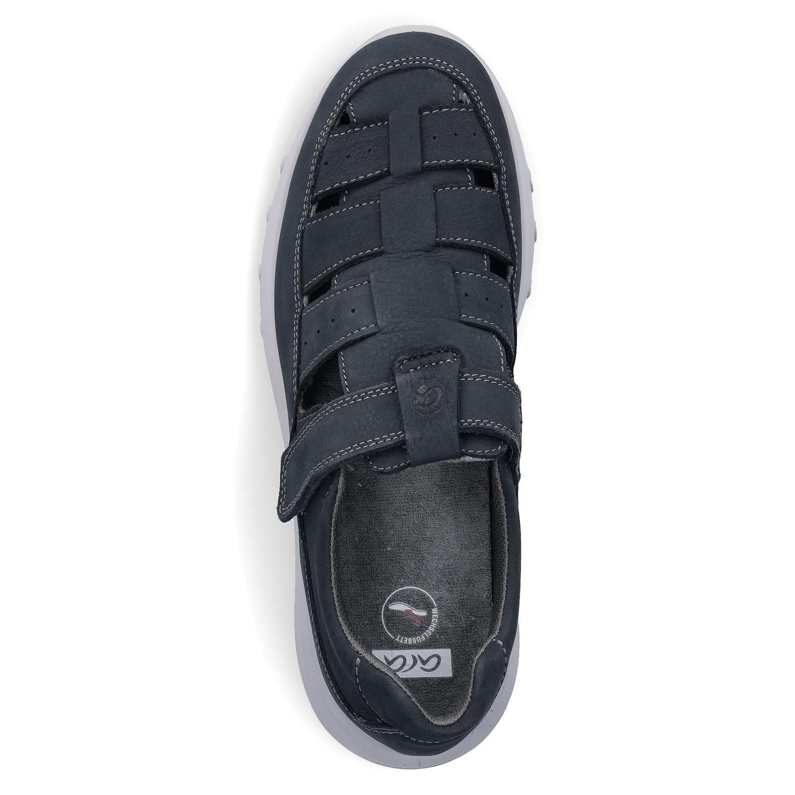 Ara men's leather slippers blue