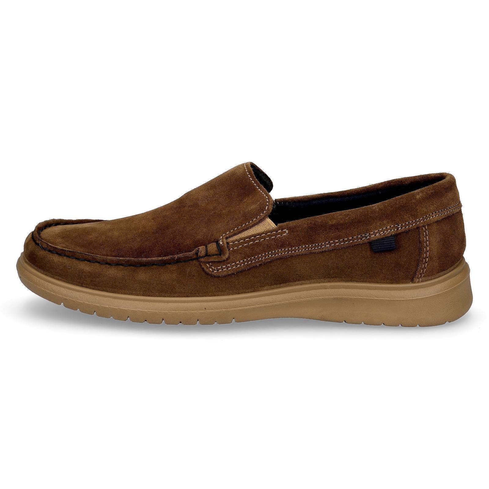 Ara men's leather slippers brown