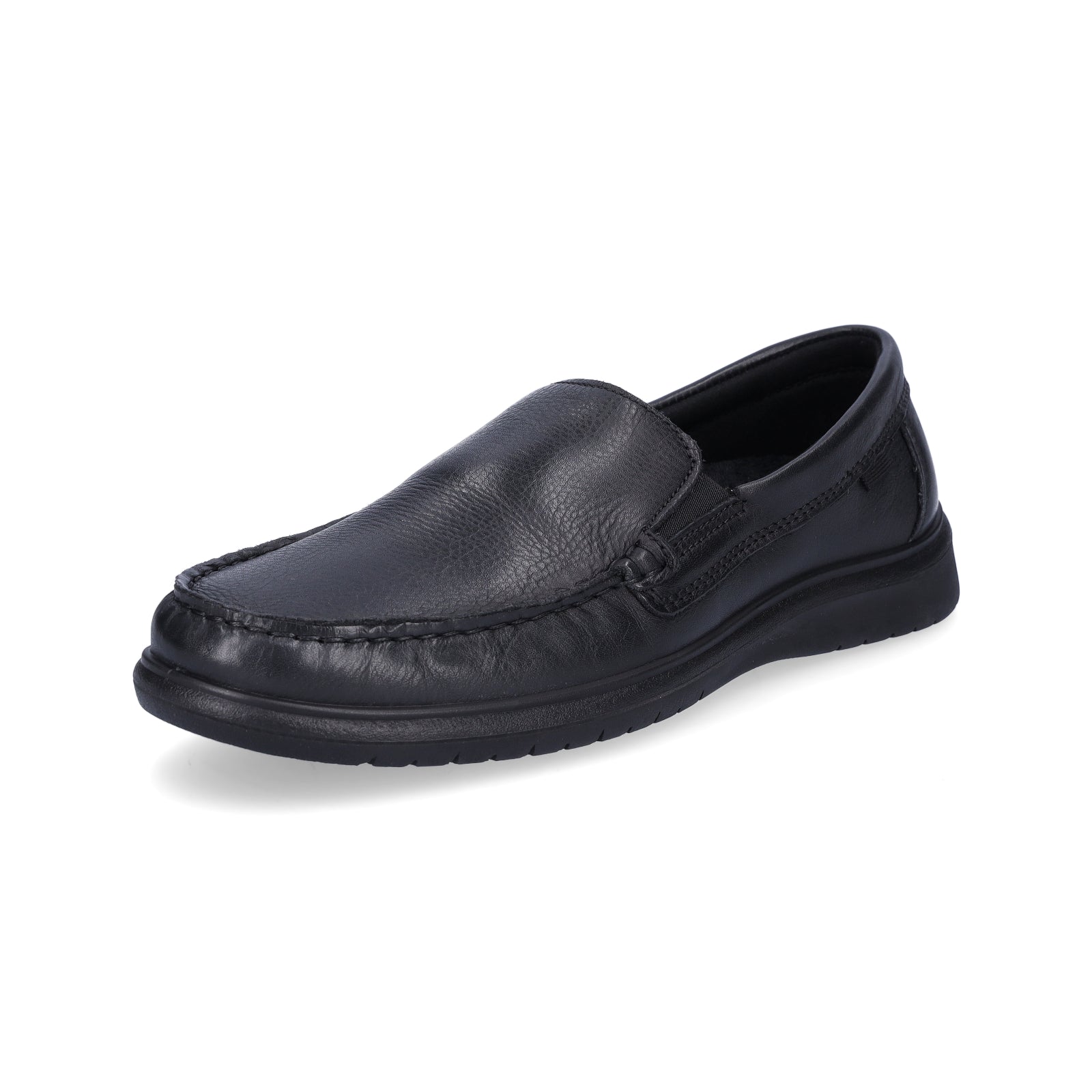 Ara men's leather slippers black