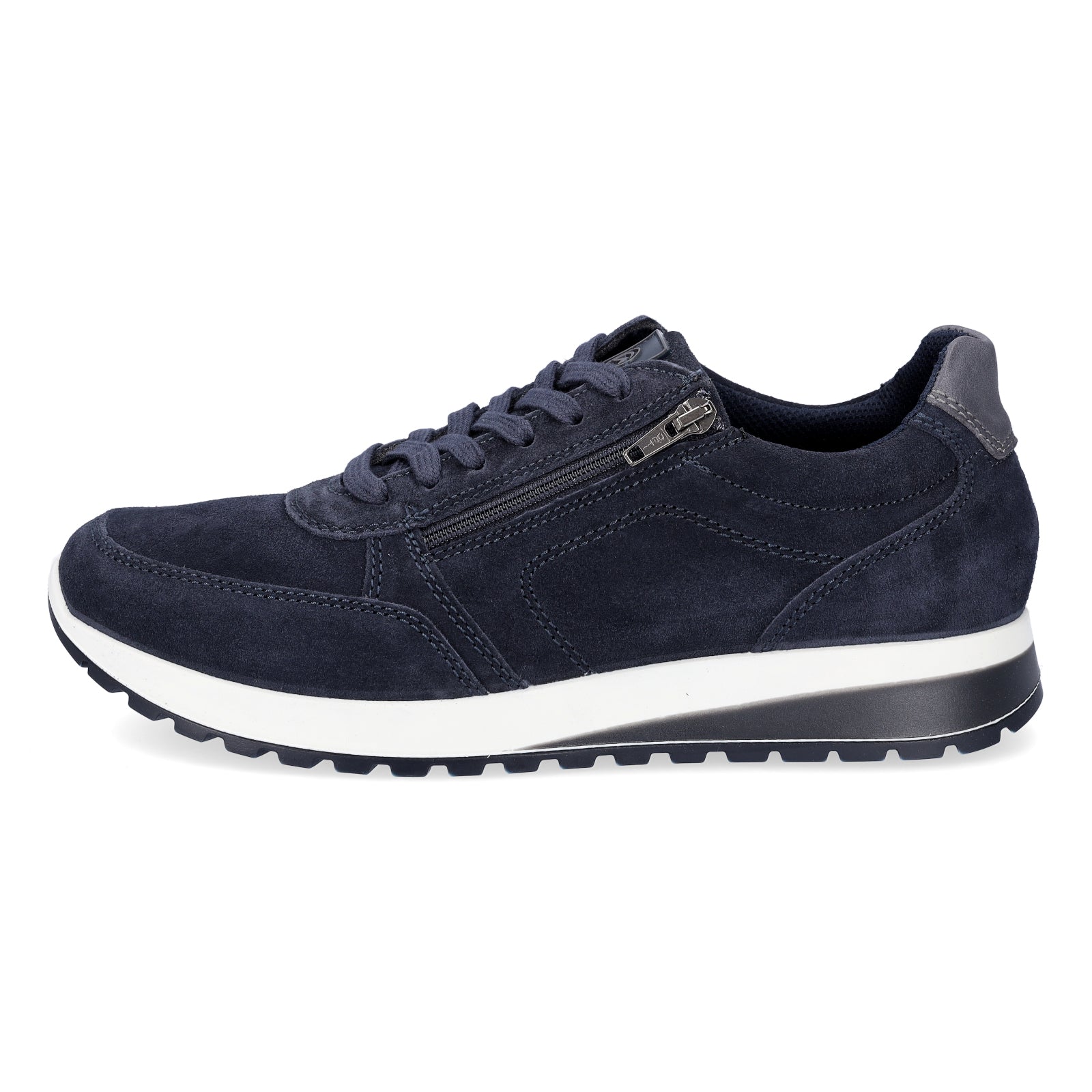 Ara Herren Leder Sneaker blau