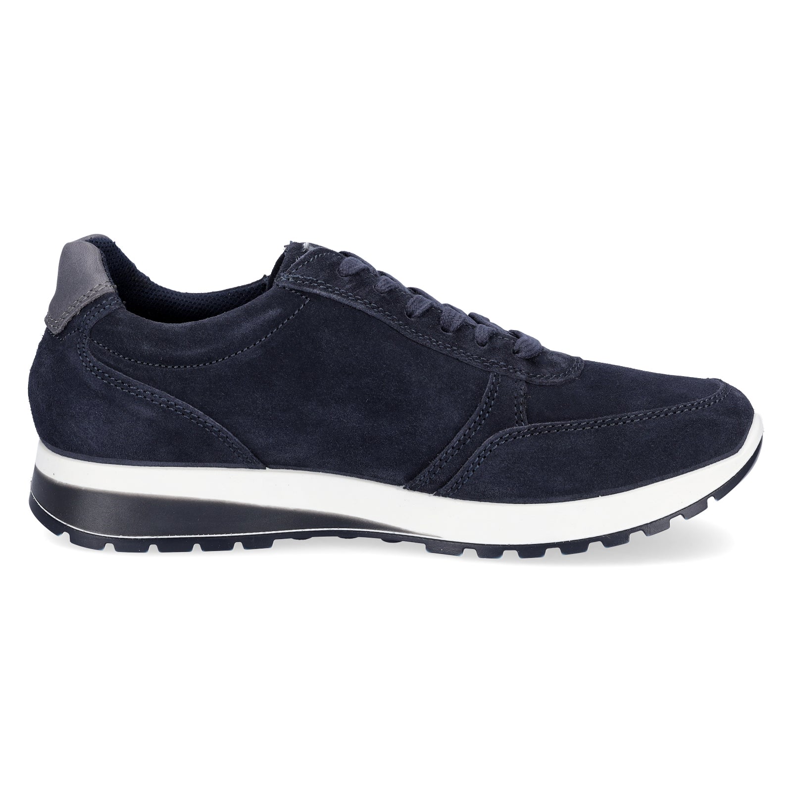 Ara Herren Leder Sneaker blau