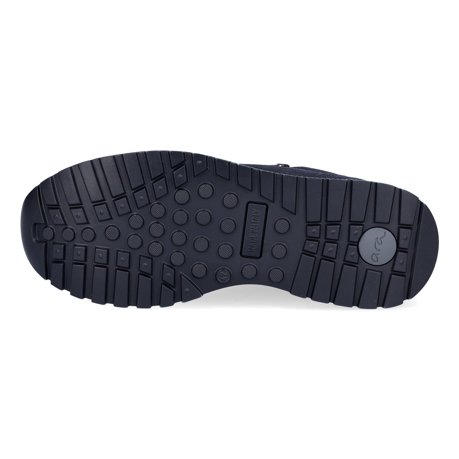 Ara Herren Leder Sneaker blau