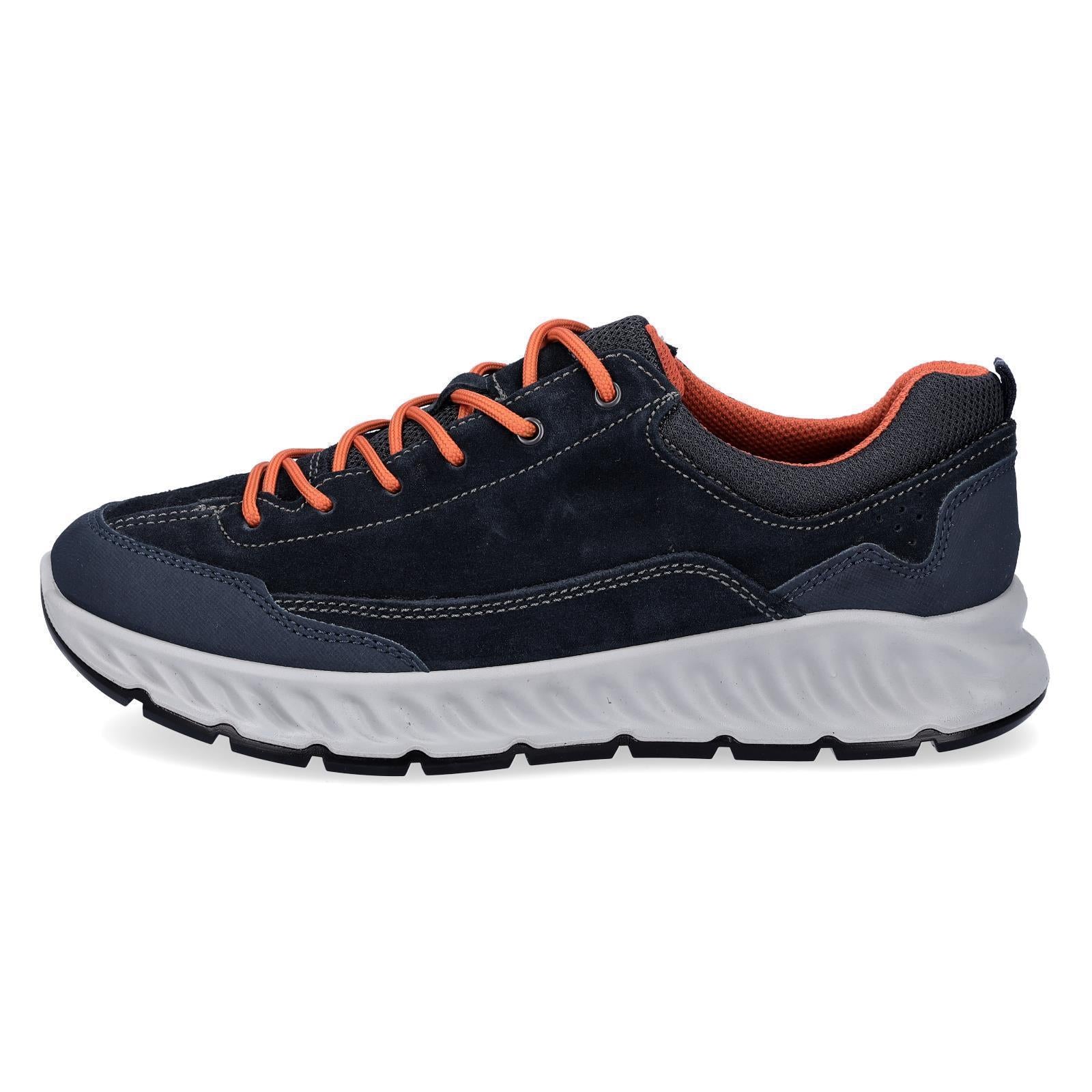 Ara men's leather sneakers blue nubuck