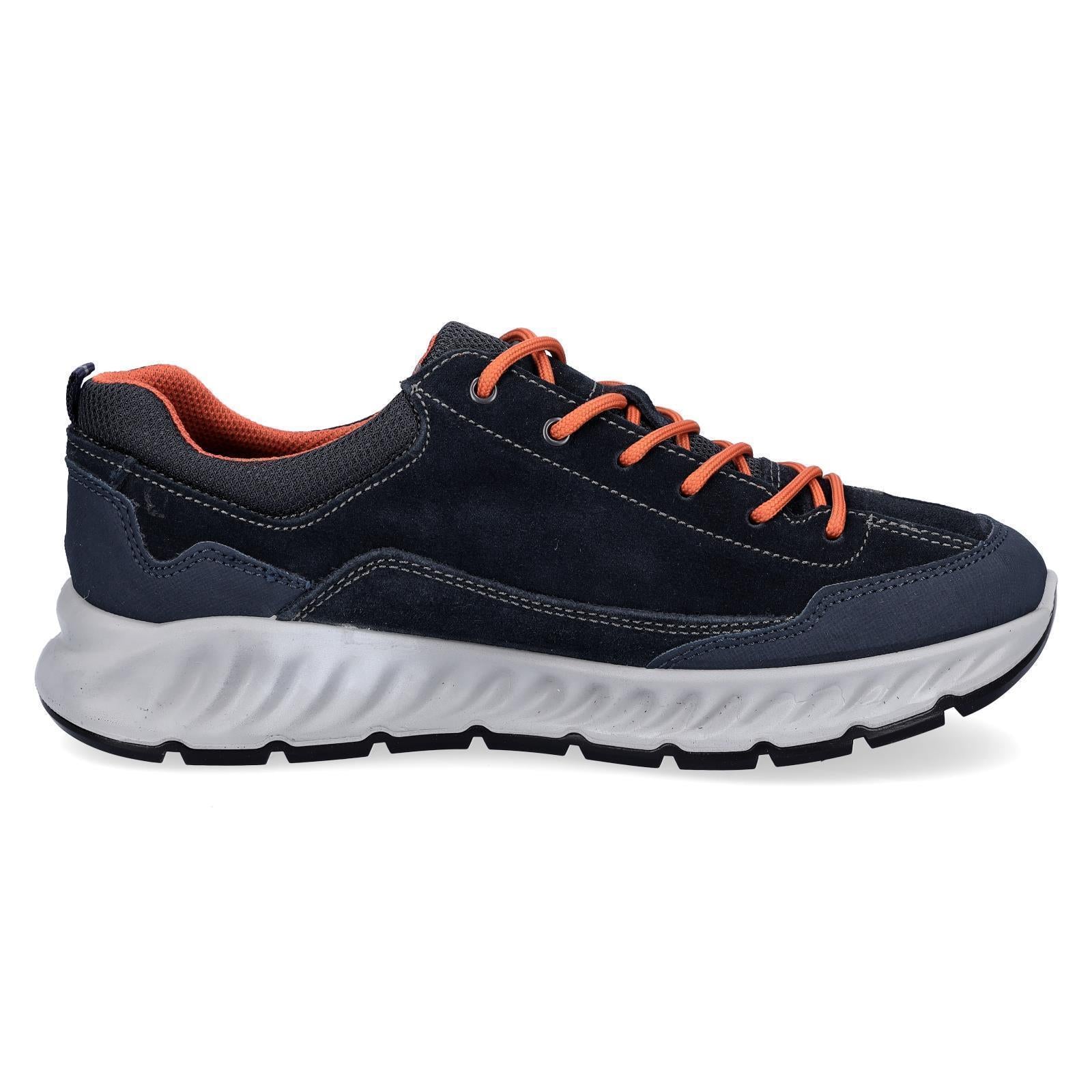Ara men's leather sneakers blue nubuck