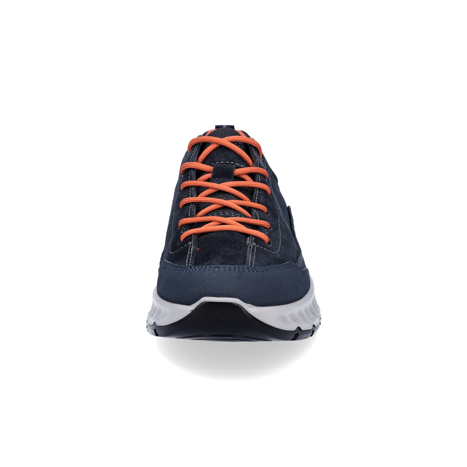 Ara men's leather sneakers blue nubuck