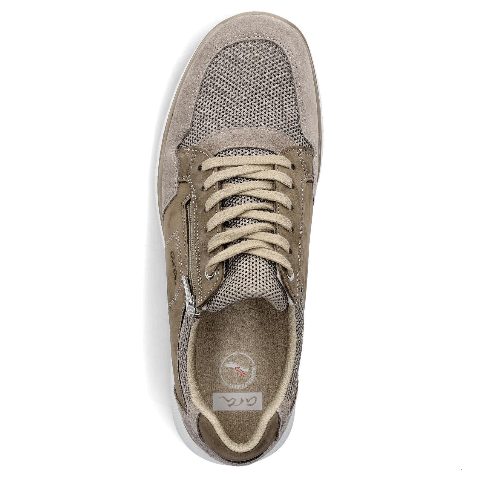 Ara men's sneakers taupe khaki