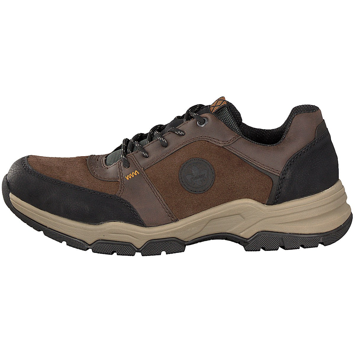 Rieker men's lace-up shoe brown