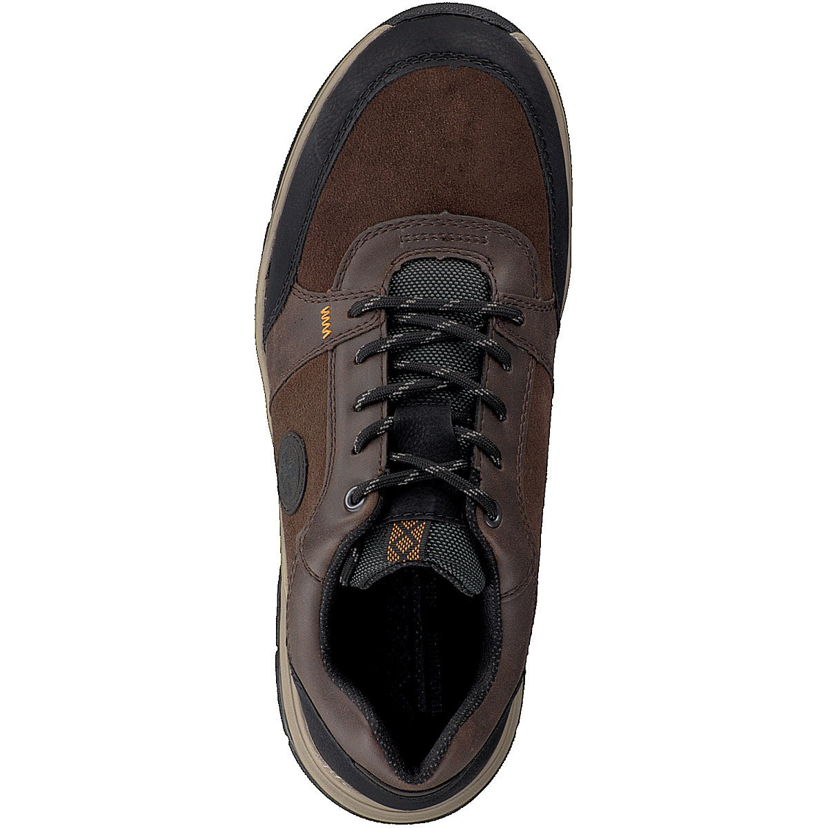 Rieker men's lace-up shoe brown