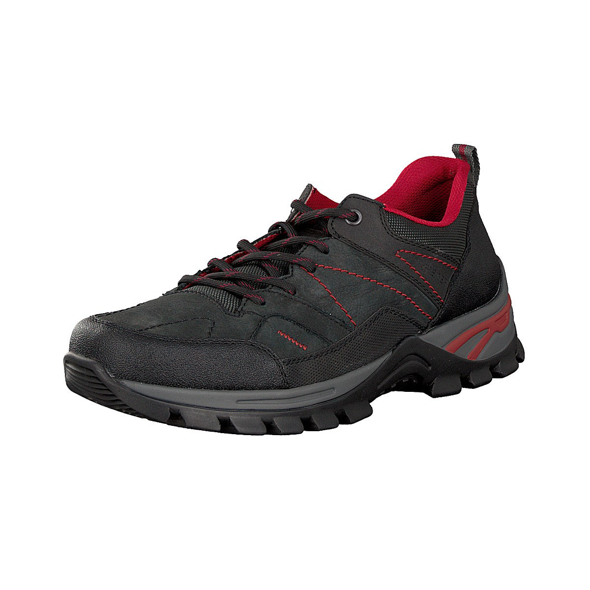Rieker Herren Schnürschuh schwarz