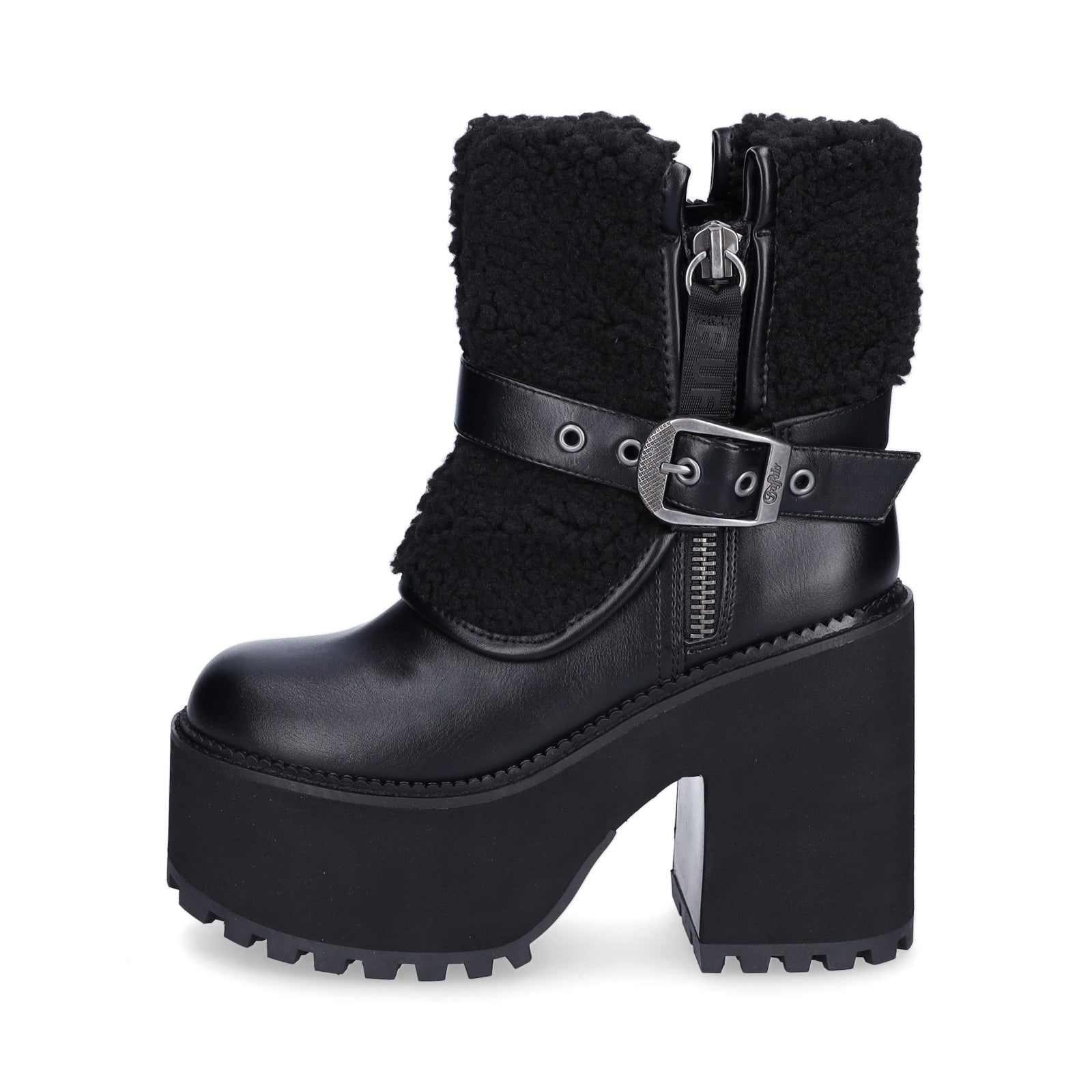 Buffalo Damen Stiefelette Killah Fold schwarz