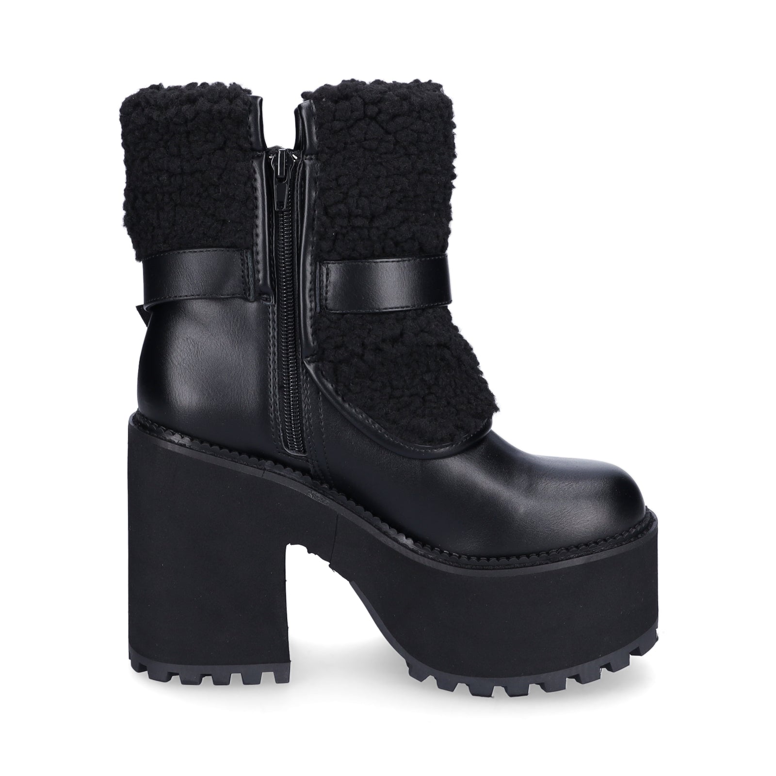 Buffalo Damen Stiefelette Killah Fold schwarz