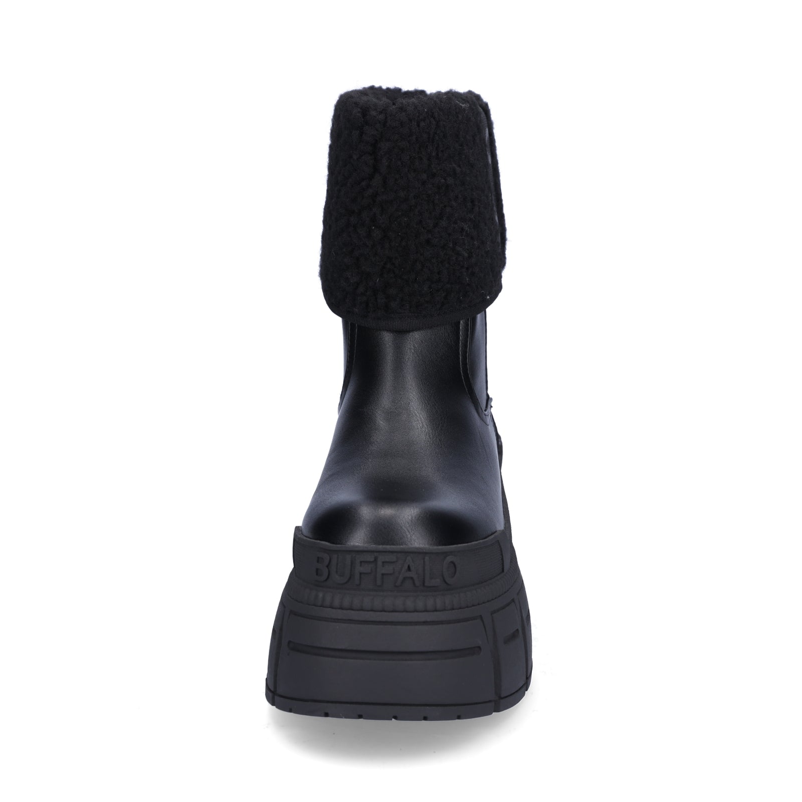 Buffalo Damen Boot Gospher Fold schwarz