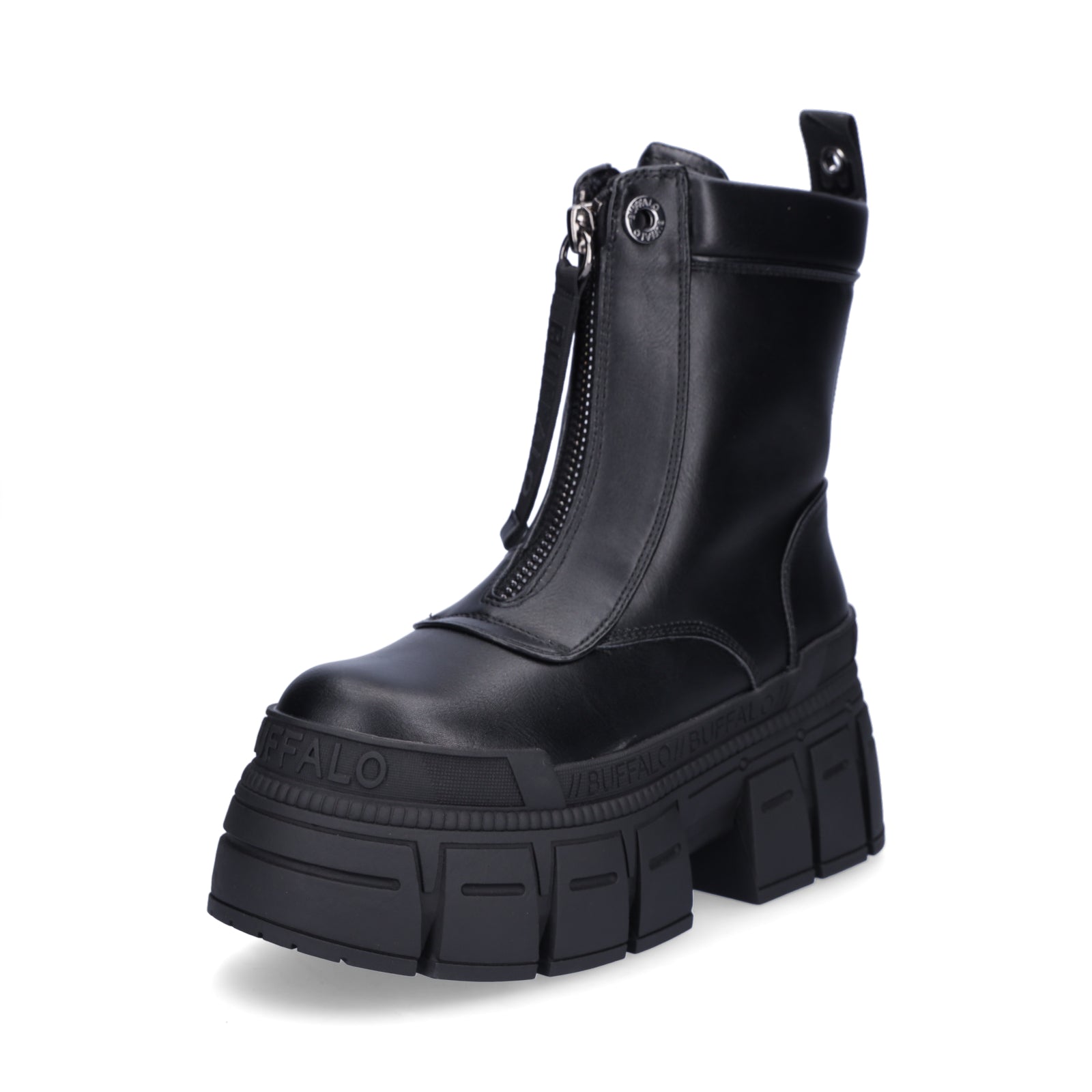 Buffalo Damen Boot Gospher Zip Boot schwarz