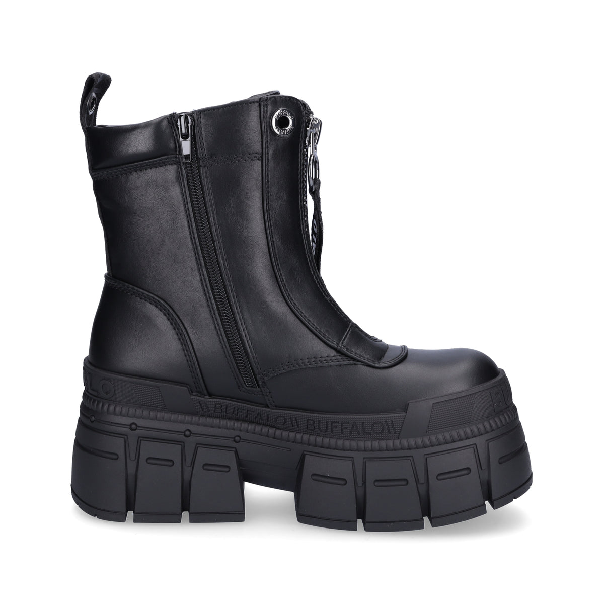 Buffalo Damen Boot Gospher Zip Boot schwarz