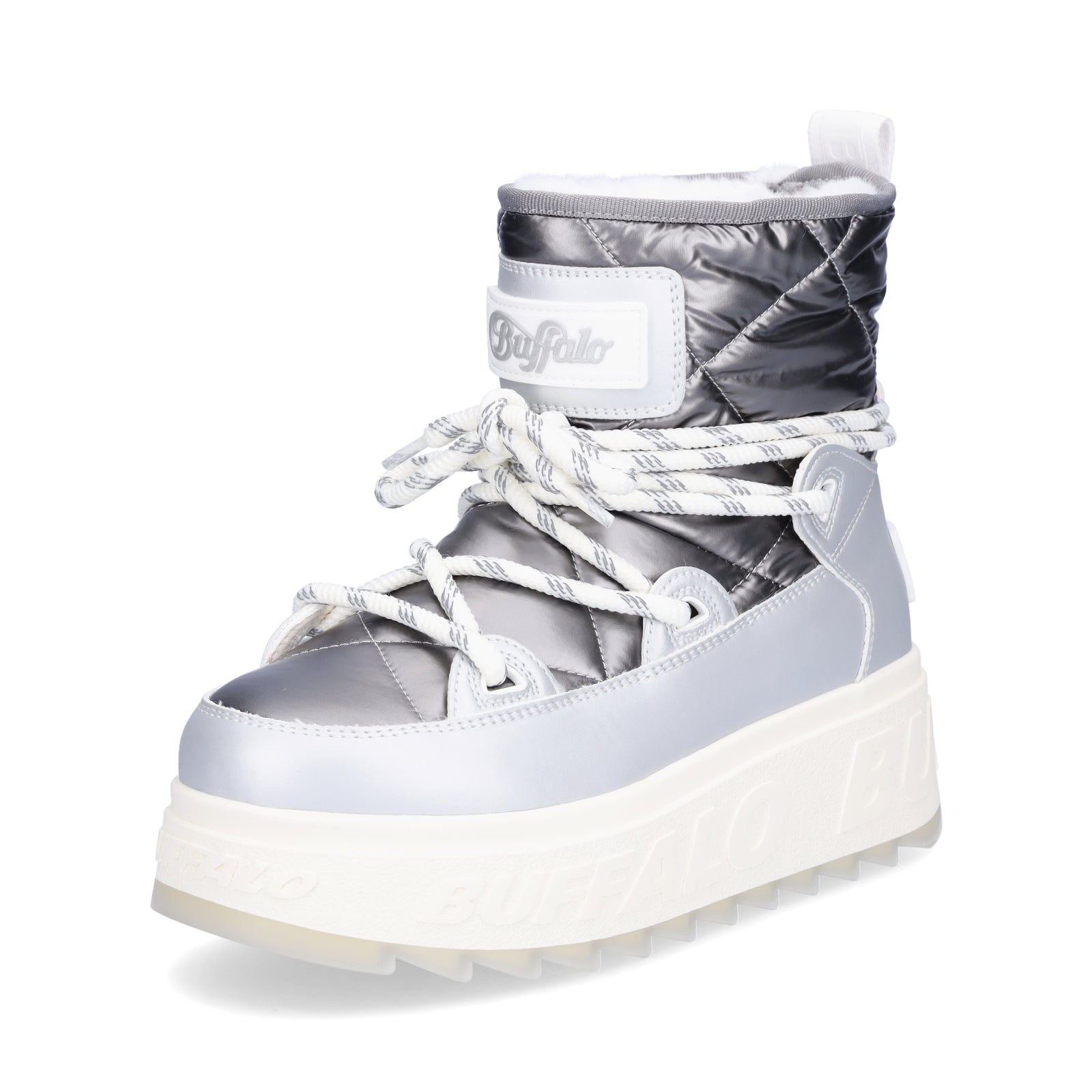 Buffalo Damen Moonboot Eliza Snow silber