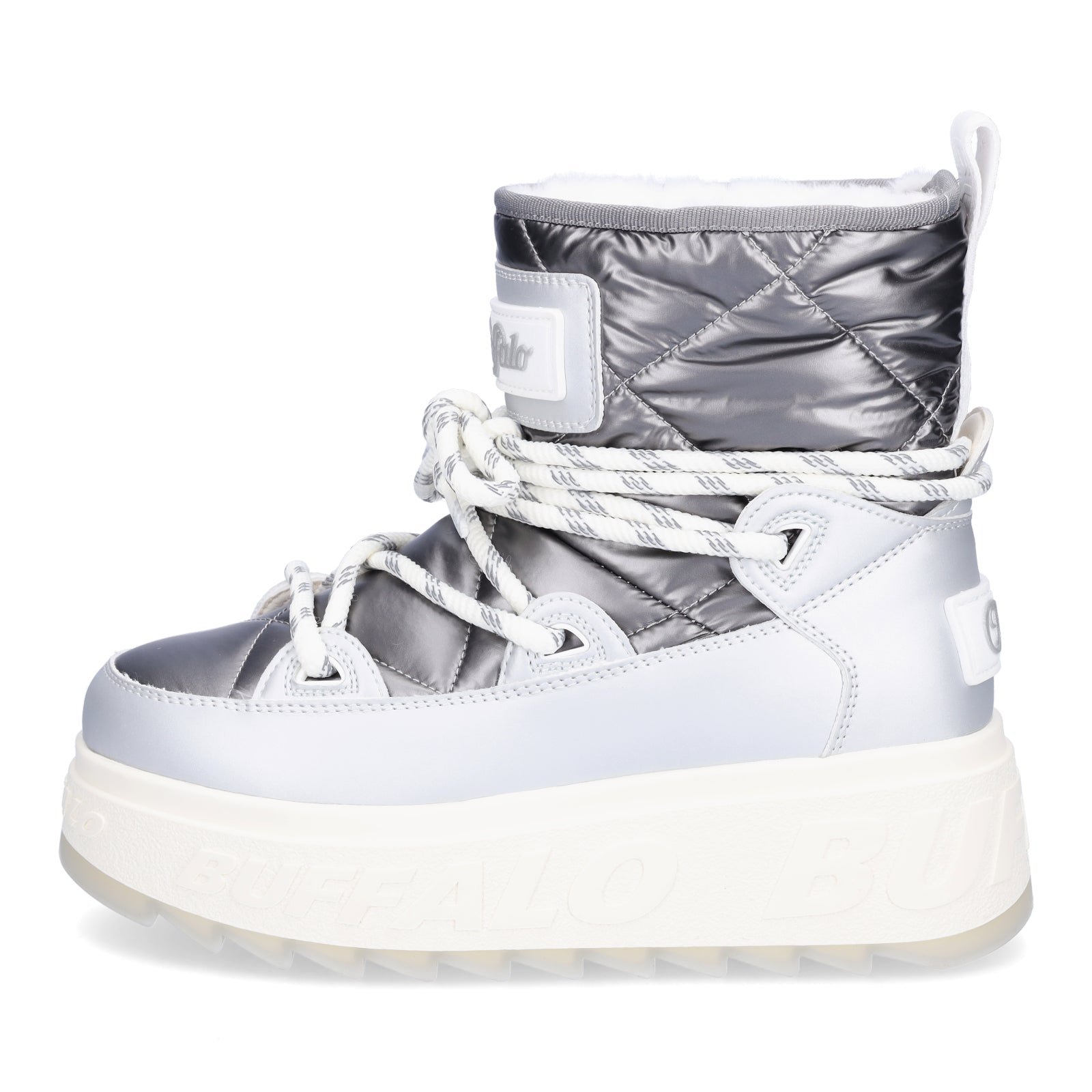 Buffalo Damen Moonboot Eliza Snow silber
