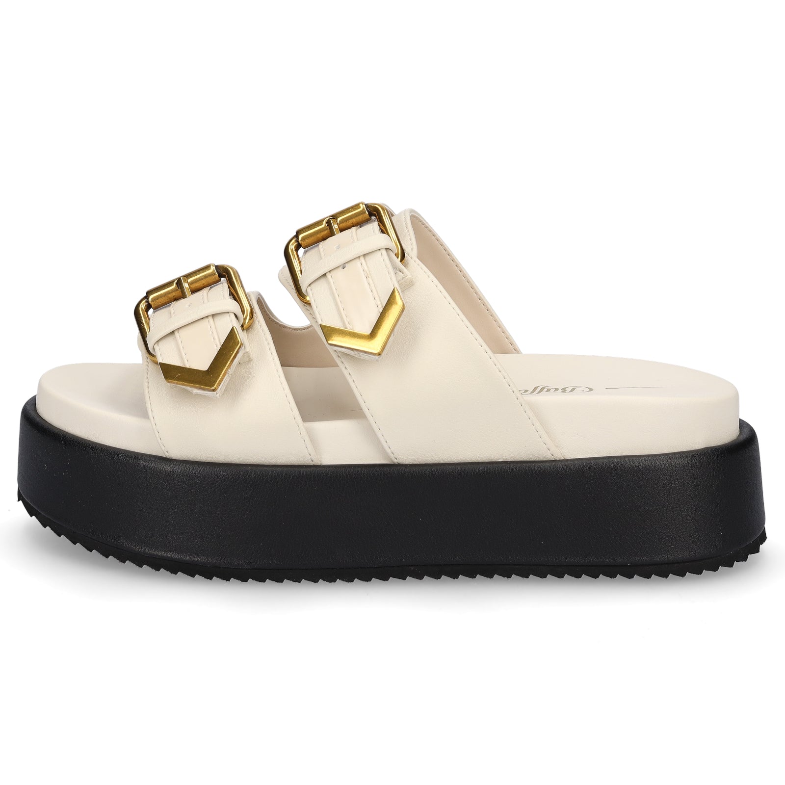 Buffalo women's platform mule Noa Ari cream