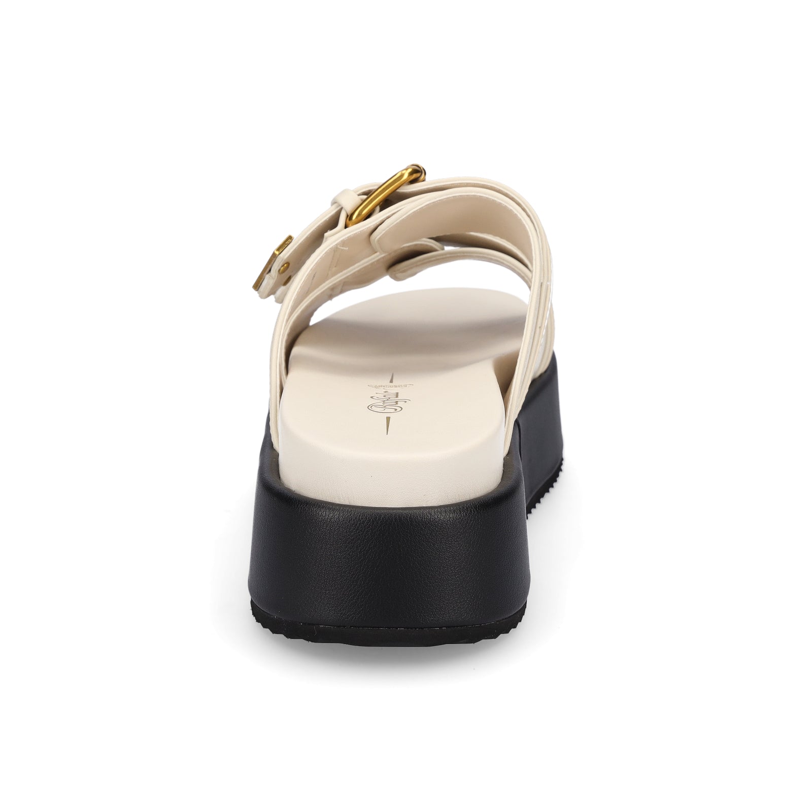 Buffalo women's platform mule Noa Ari cream