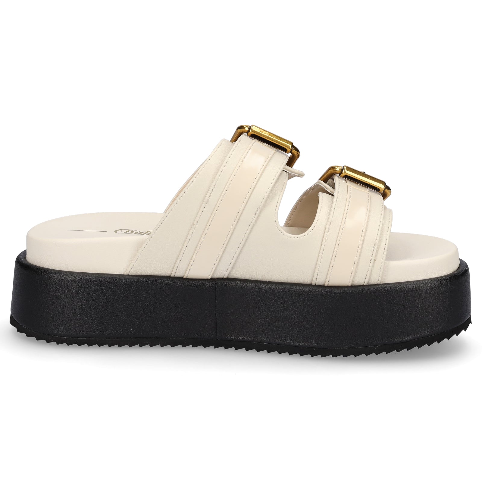 Buffalo women's platform mule Noa Ari cream