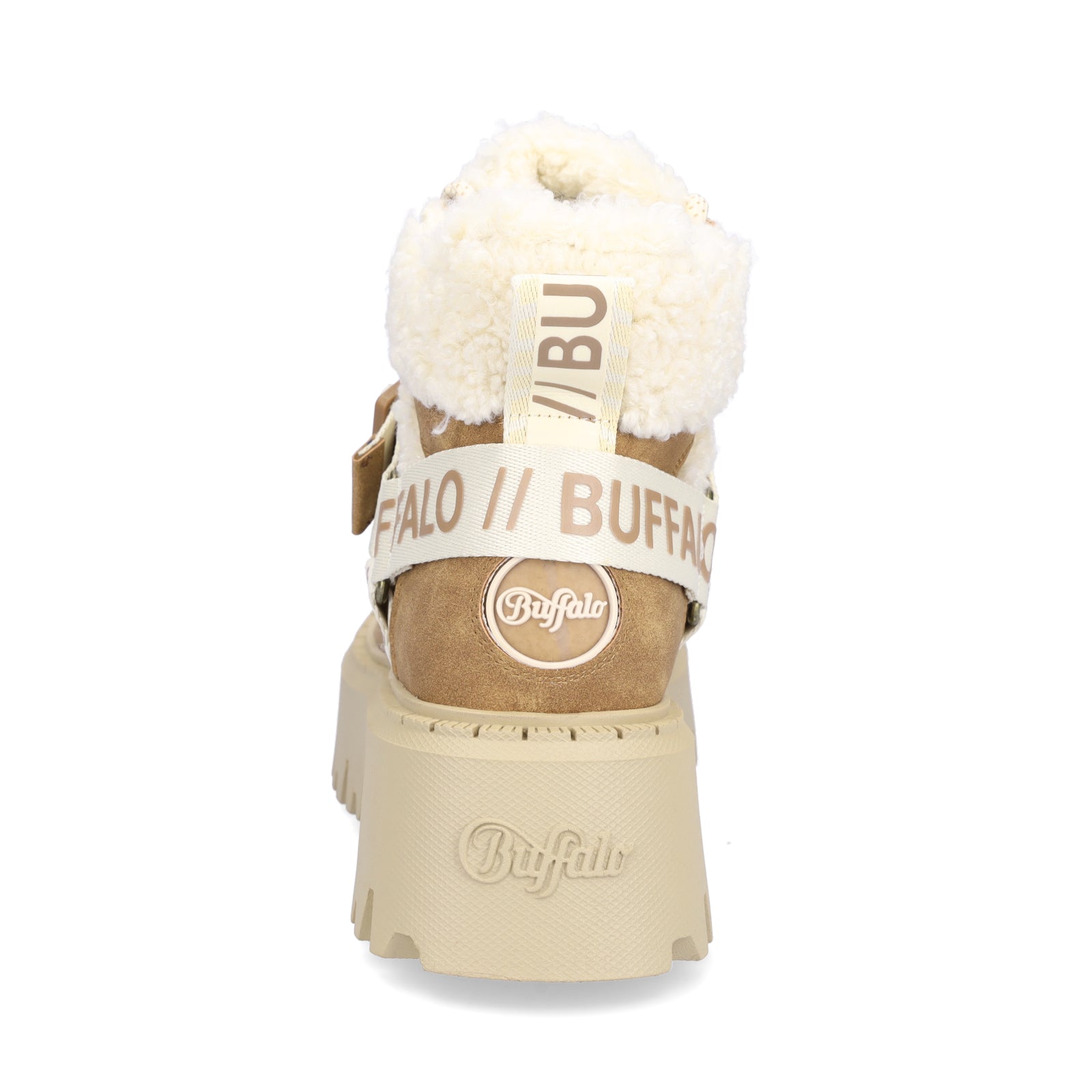 Buffalo Damen Schnürboot Aspen Com Mid beige braun