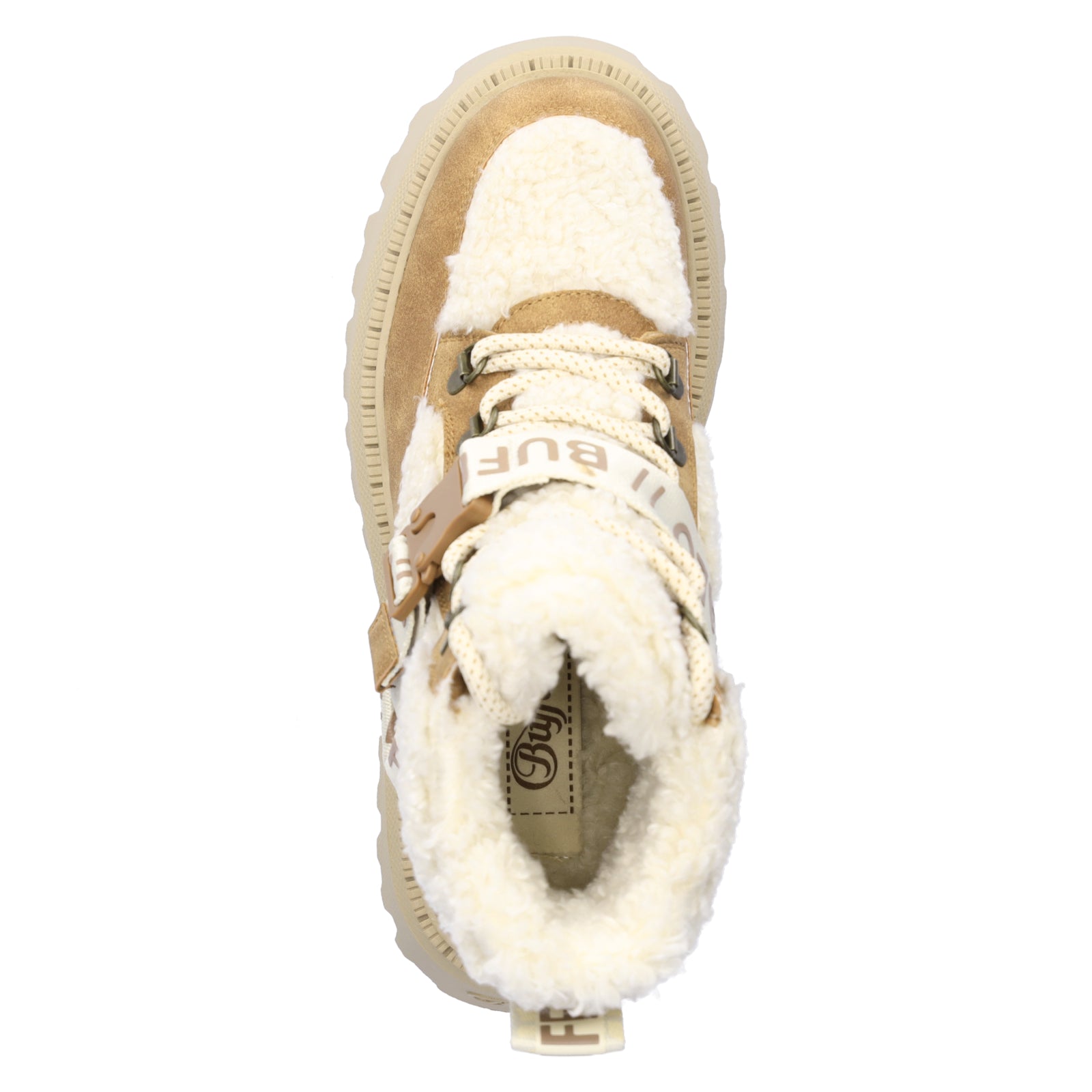 Buffalo Damen Schnürboot Aspen Com Mid beige braun