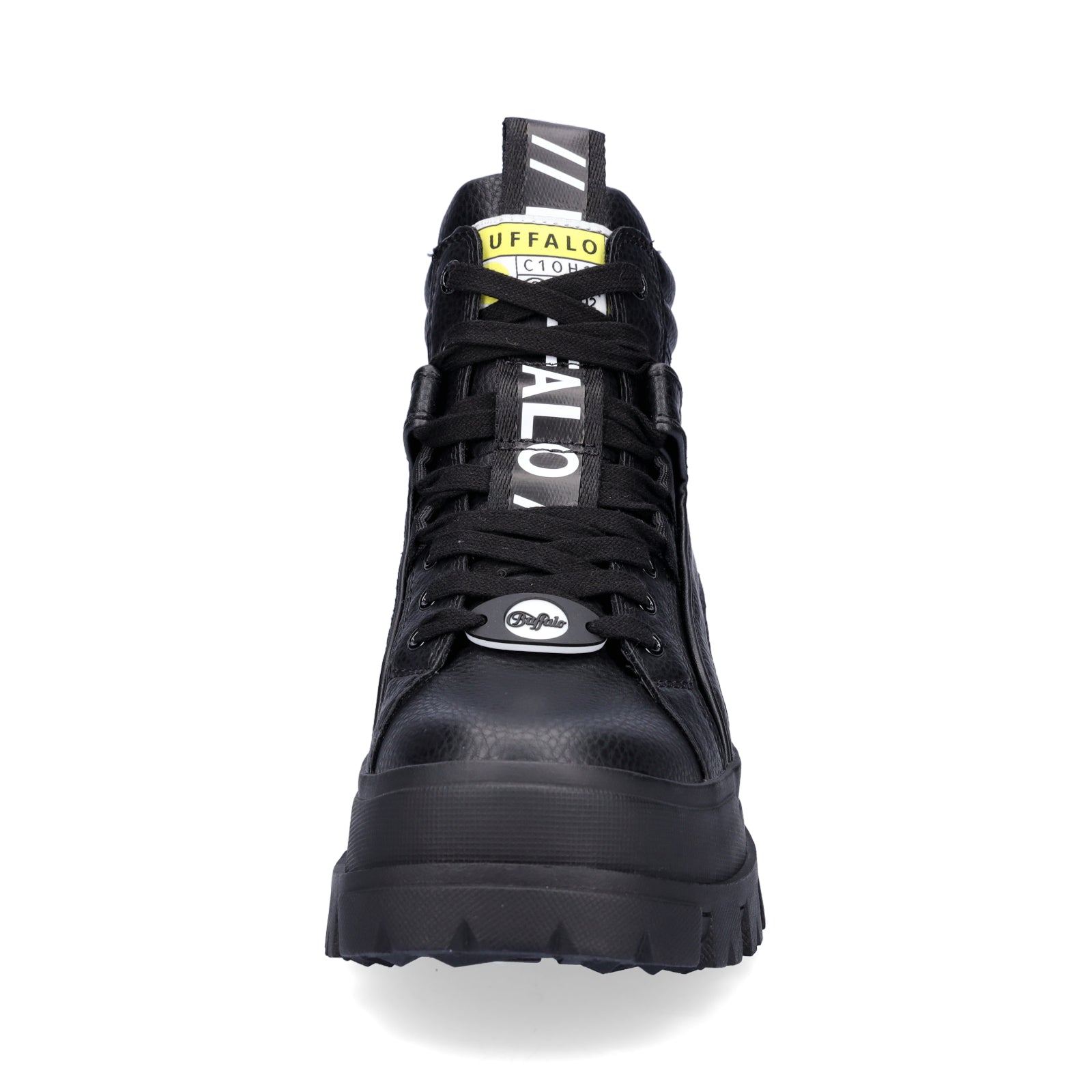 Buffalo Damen Plateau Schnürboot Aspha NC Mid schwarz