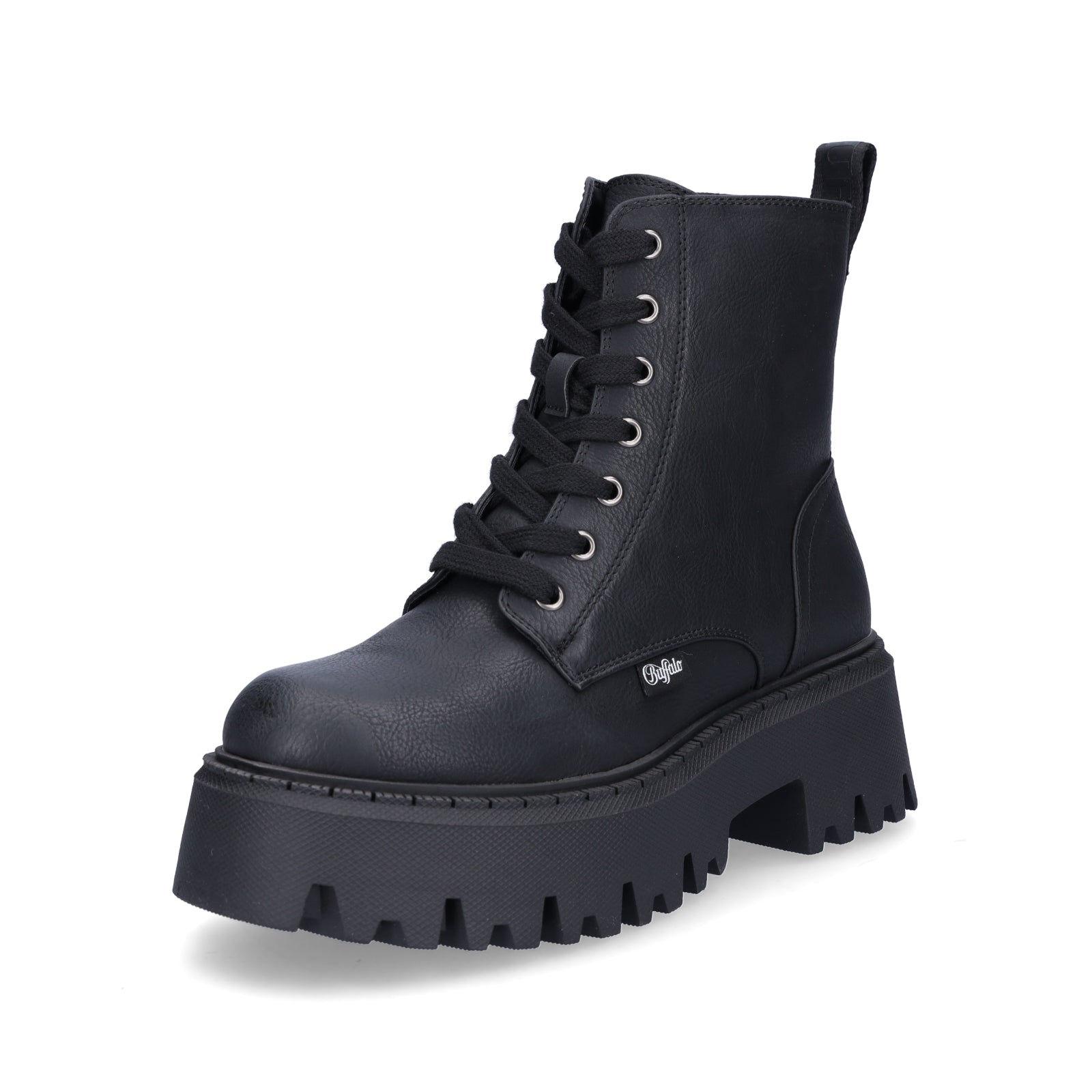Buffalo Women's Lace-Up Boot Aspen Lace Up Black