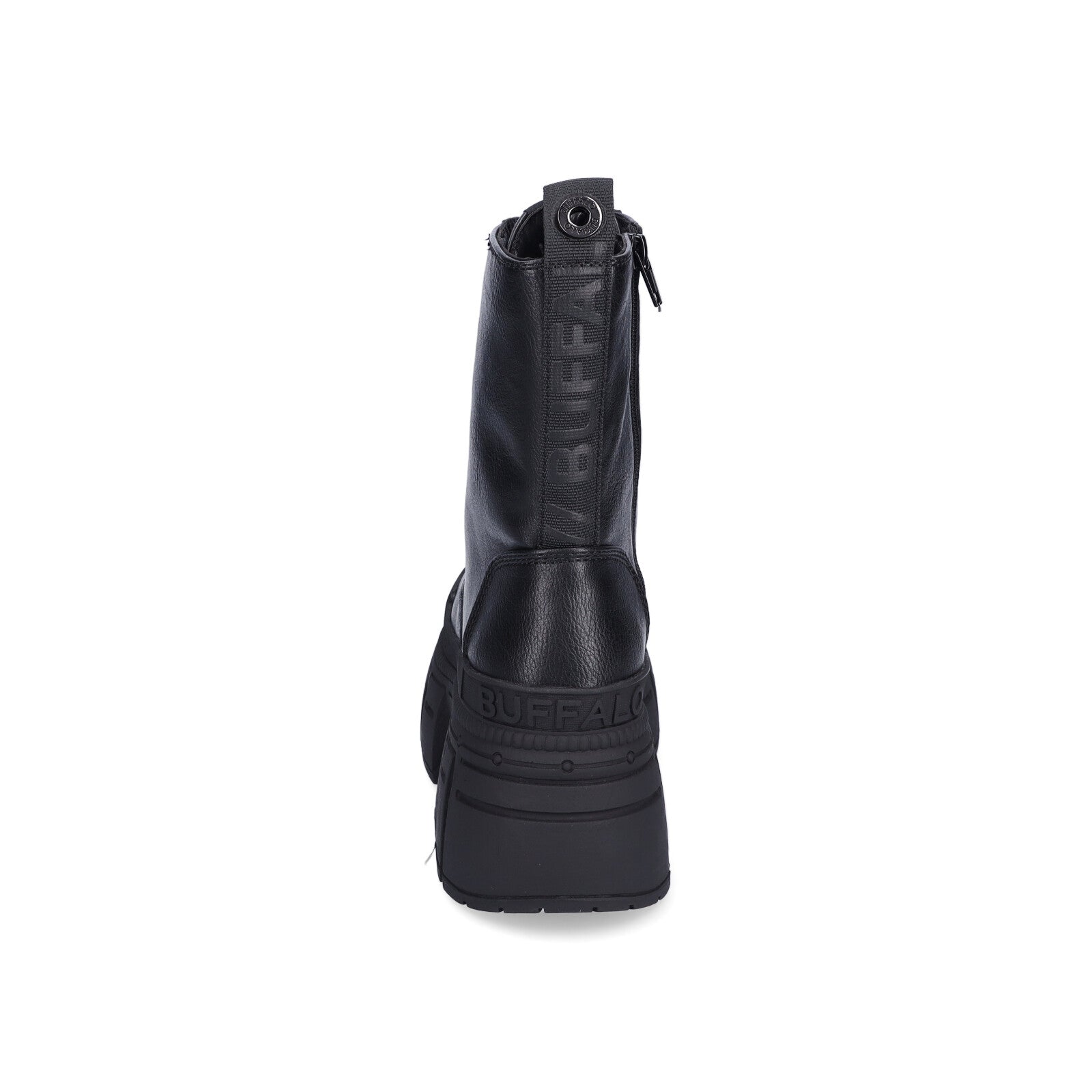 Buffalo Damen Schnürboot Gospher Lace Up Mid schwarz