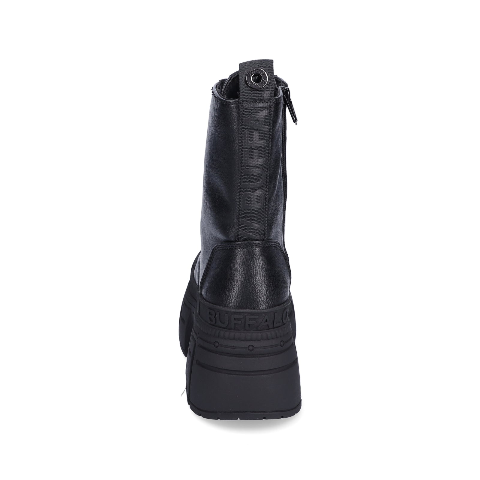 Buffalo Damen Schnürboot Gospher Lace Up Mid schwarz