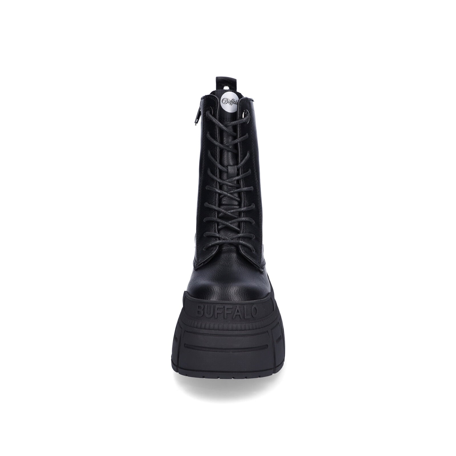 Buffalo Damen Schnürboot Gospher Lace Up Mid schwarz