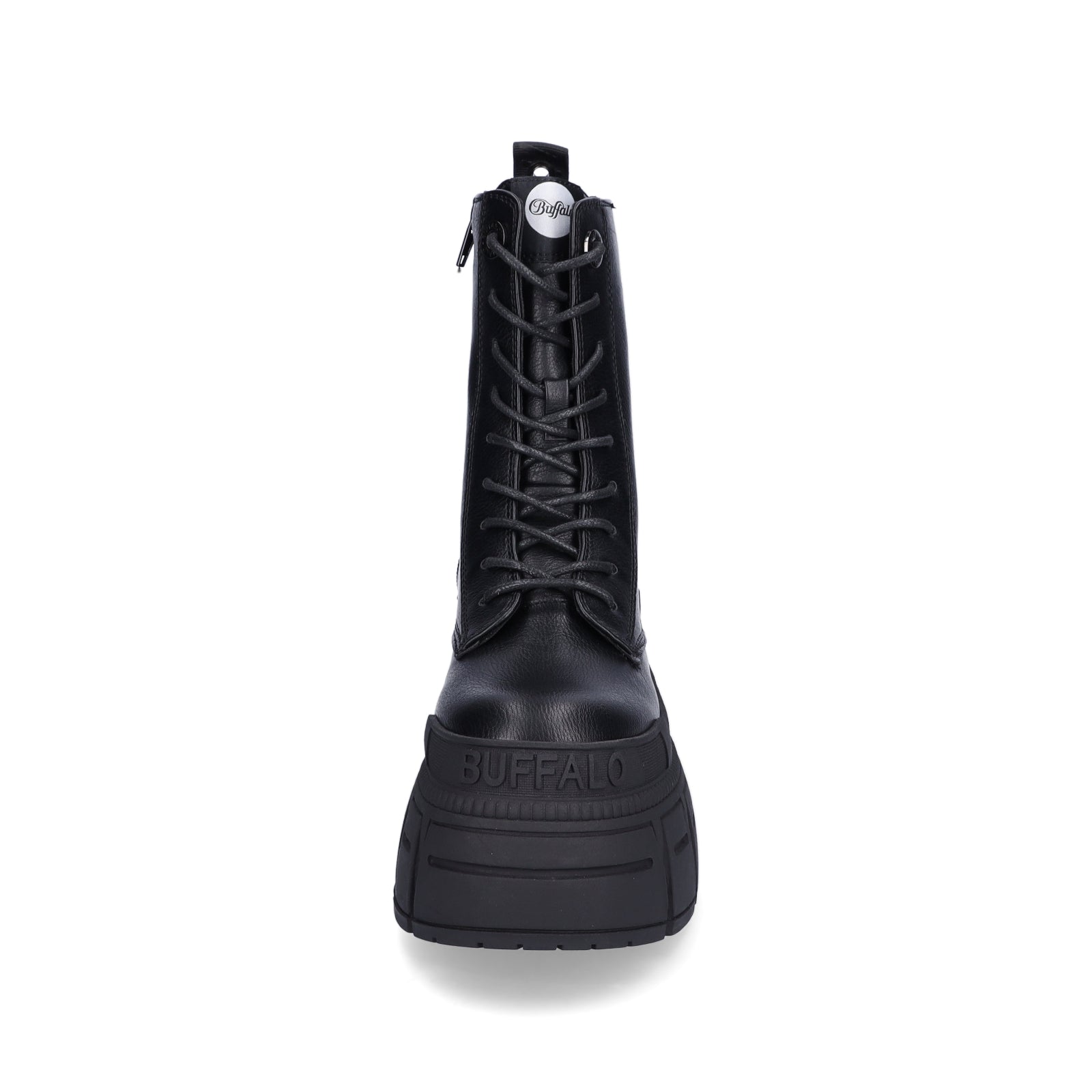 Buffalo Damen Schnürboot Gospher Lace Up Mid schwarz
