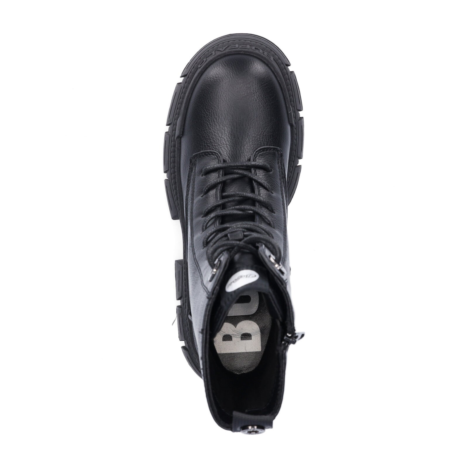 Buffalo Damen Schnürboot Gospher Lace Up Mid schwarz