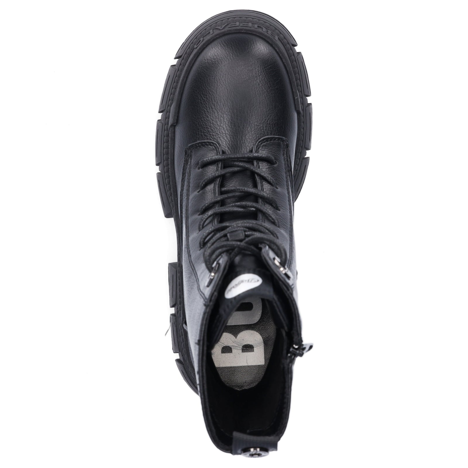 Buffalo Damen Schnürboot Gospher Lace Up Mid schwarz